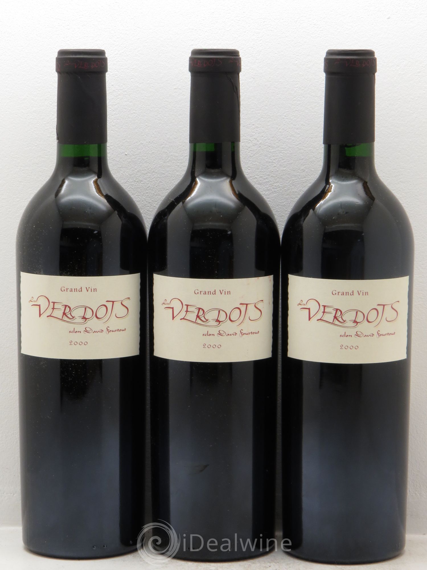 Bergerac Les Verdots Selon David Fourtout (sans prix de réserve) 2000 - Posten von 3 Flaschen - 0