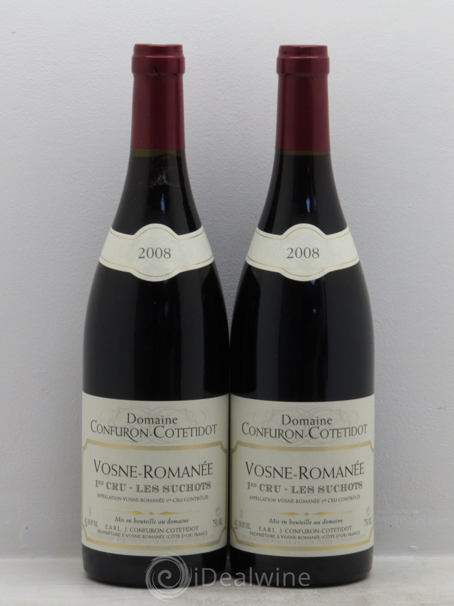 Vosne-Romanée 1er Cru Les Suchots Confuron-Cotetidot 2008 - Lot de 2 bouteilles - 0