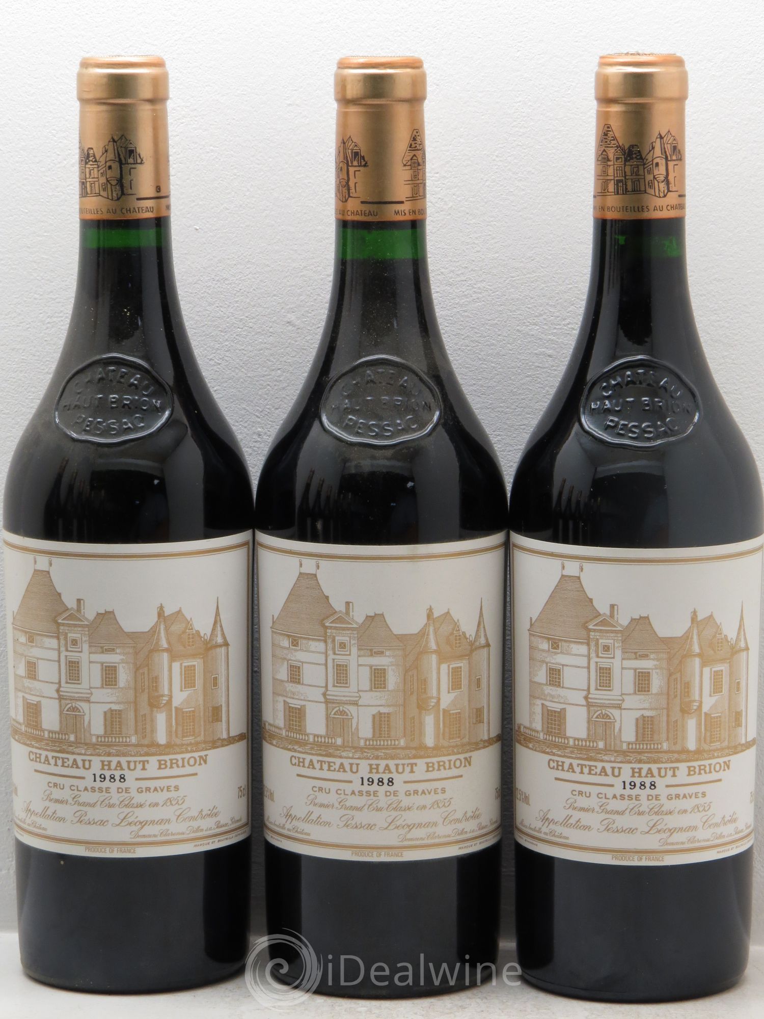 Château Haut Brion 1er Grand Cru Classé 1988 - Lot de 12 bouteilles - 2