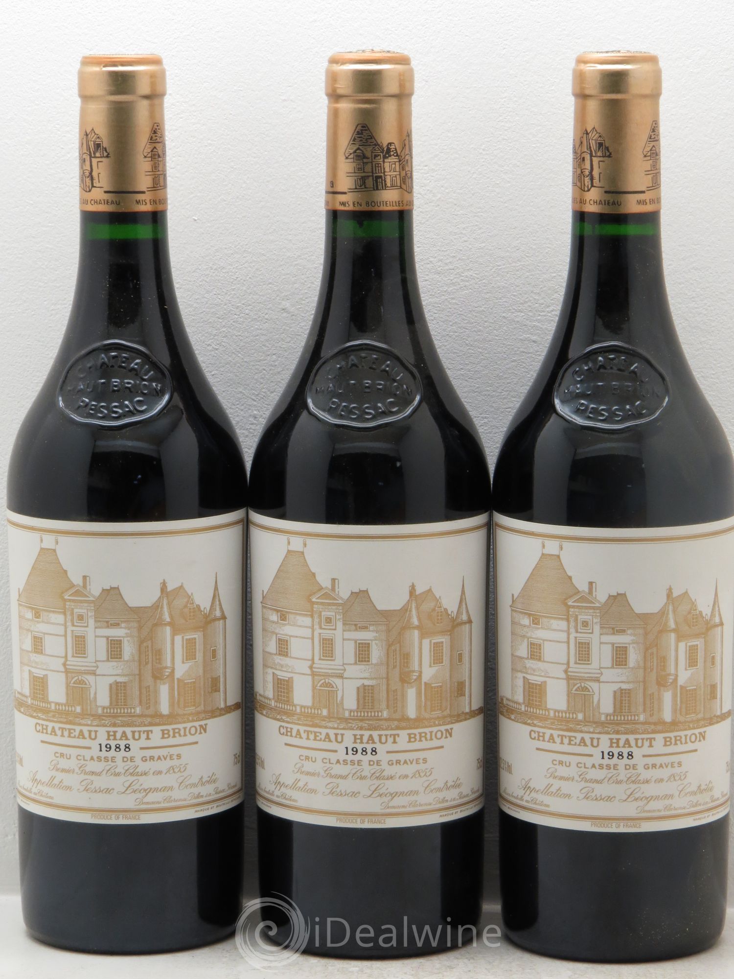 Château Haut Brion 1er Grand Cru Classé 1988 - Lot de 12 bouteilles - 4
