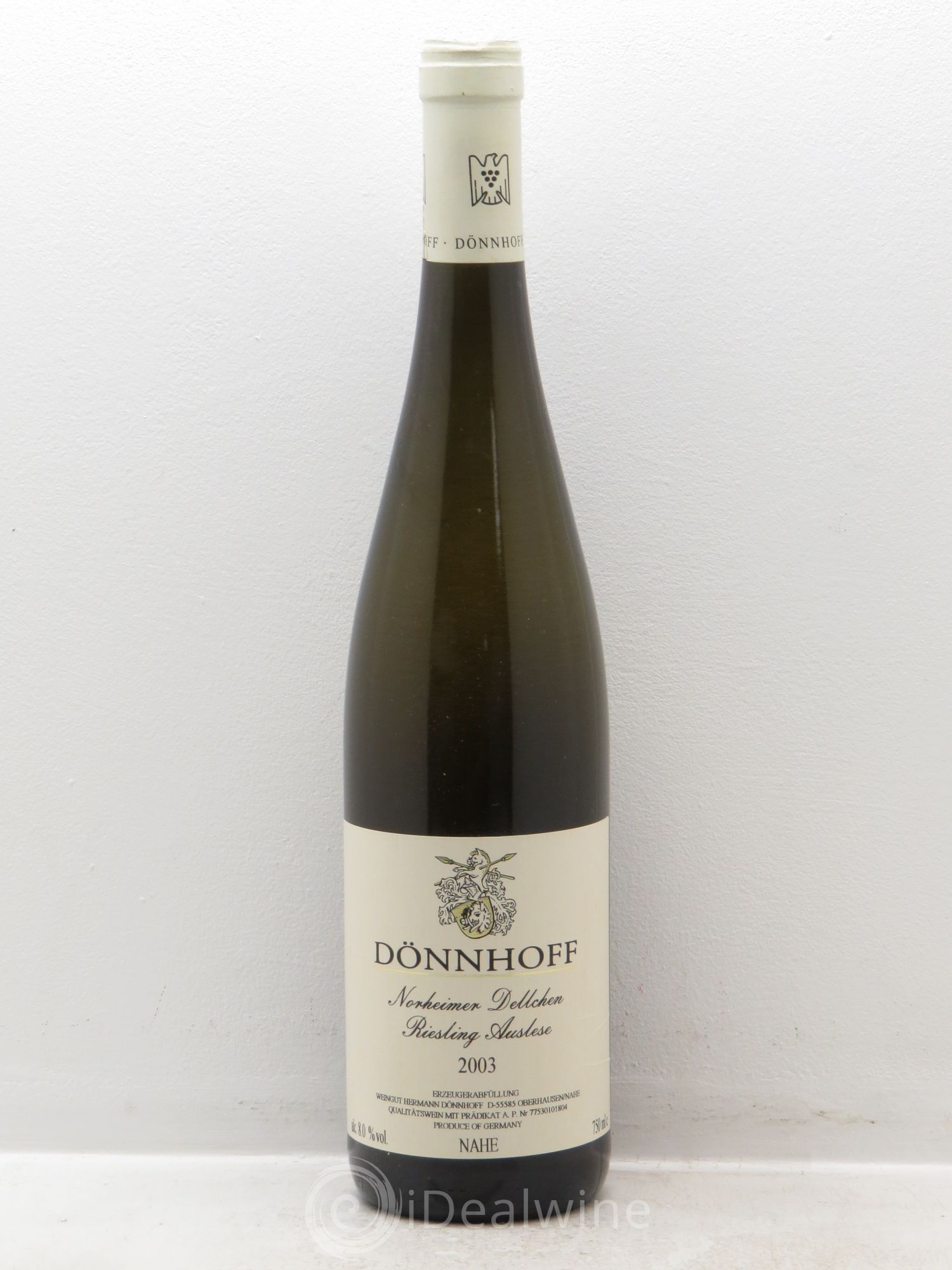 Riesling Donnhoff Norheimer Dellchen Auslese 2003 - Posten von 1 Flasche - 0
