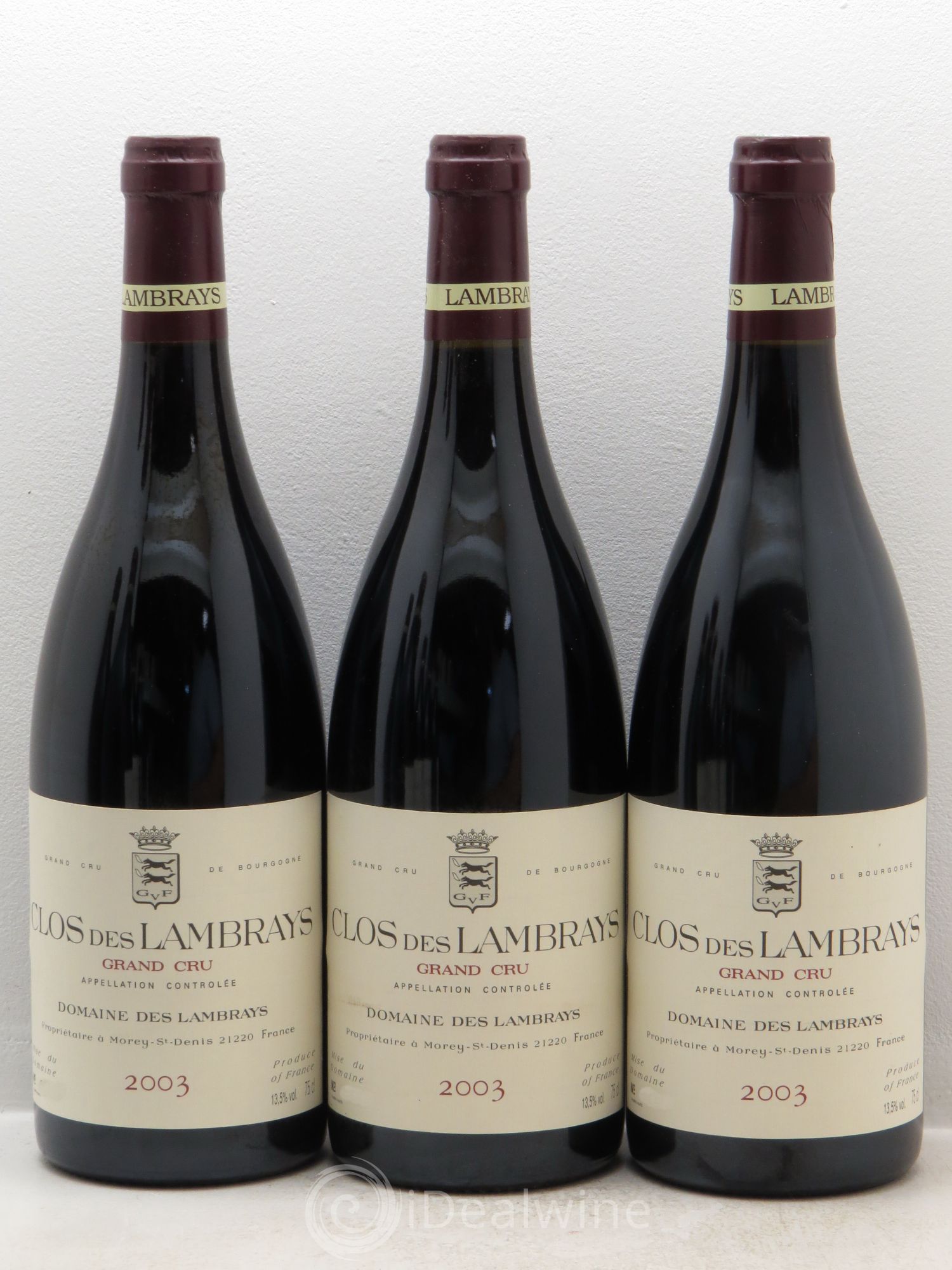 Clos des Lambrays Grand Cru Domaine des Lambrays 2003 - Lot de 12 bouteilles - 2