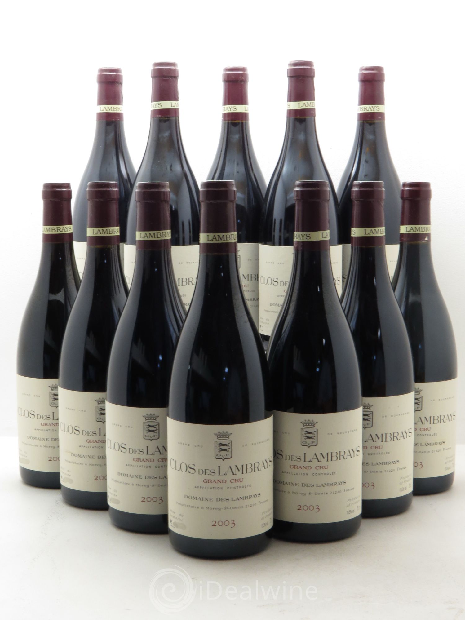 Clos des Lambrays Grand Cru Domaine des Lambrays 2003 - Lot de 12 bouteilles - 0