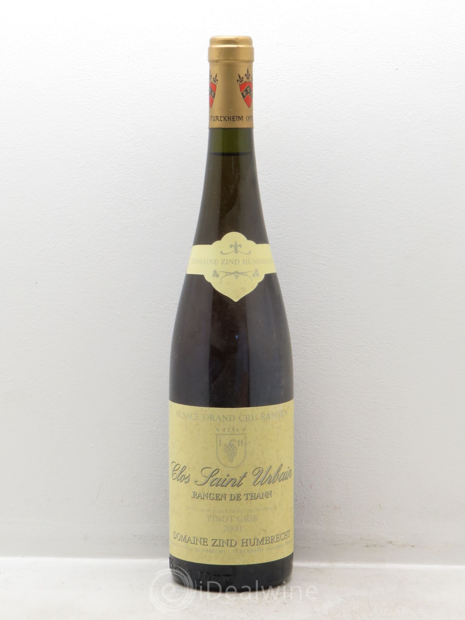 Alsace Pinot Gris Grand Cru Rangen de Thann Clos Saint-Urbain Zind-Humbrecht (Domaine) 2000 - Lot de 1 bouteille - 0