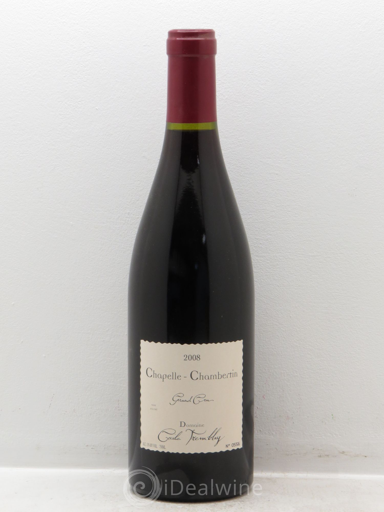 Chambertin Grand Cru Cécile Tremblay 2008 - Lot de 1 bouteille - 0