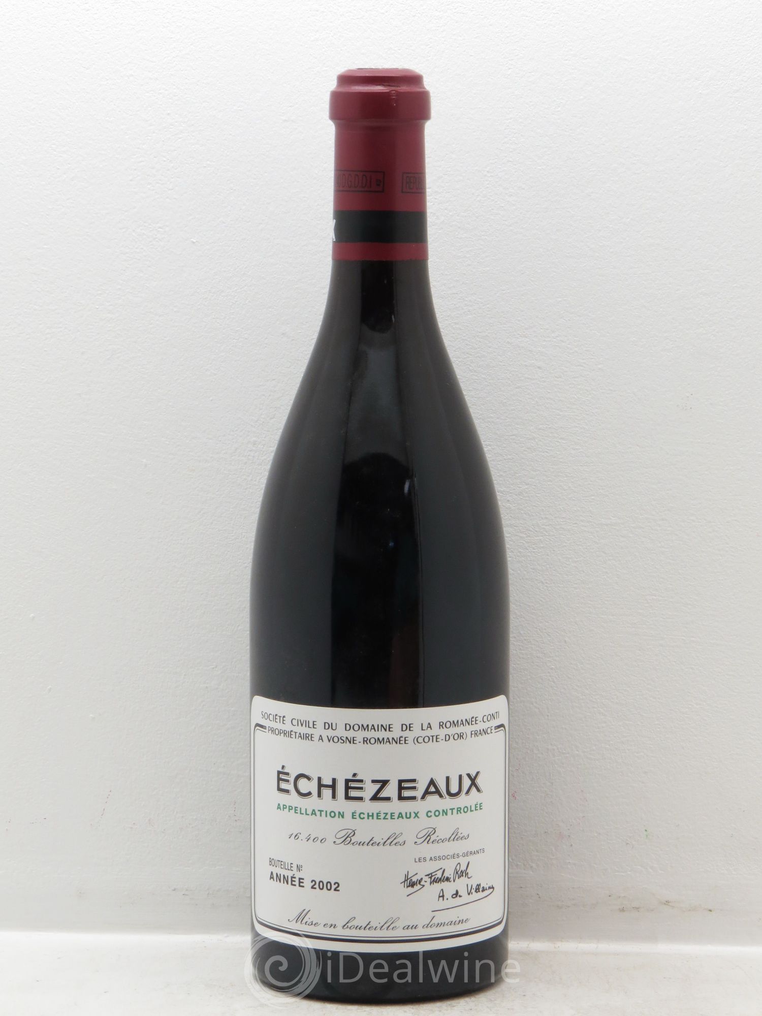 Echezeaux Grand Cru Domaine de la Romanée-Conti 2002 - Lot de 1 bouteille - 0