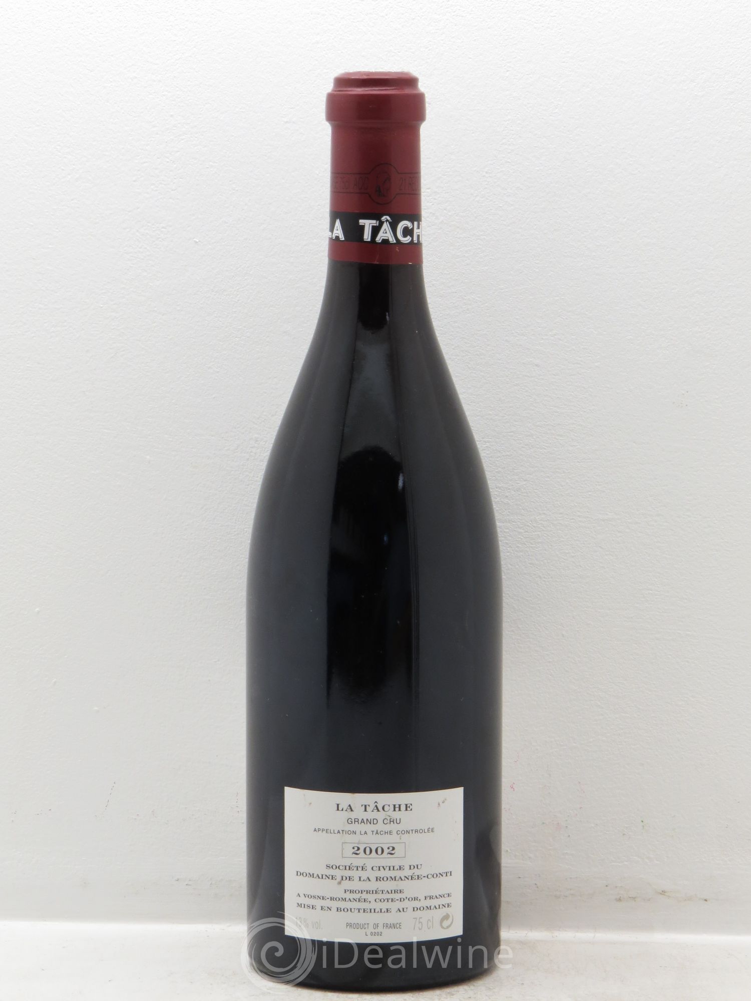 La Tâche Grand Cru Domaine de la Romanée-Conti 2002 - Lot de 1 bouteille - 1