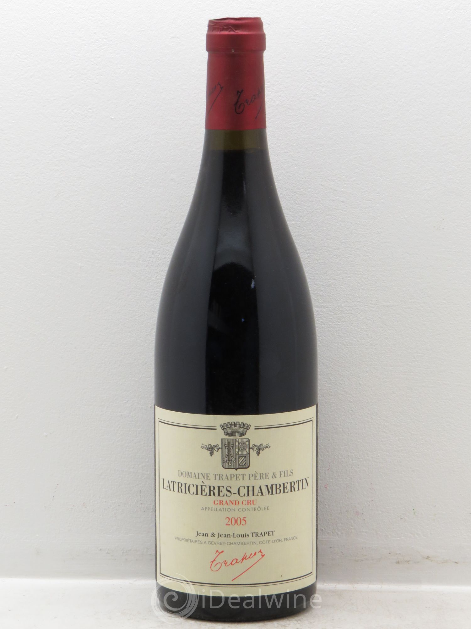 Latricières-Chambertin Grand Cru Domaine Trapet 2005 - Lot de 1 bouteille - 0