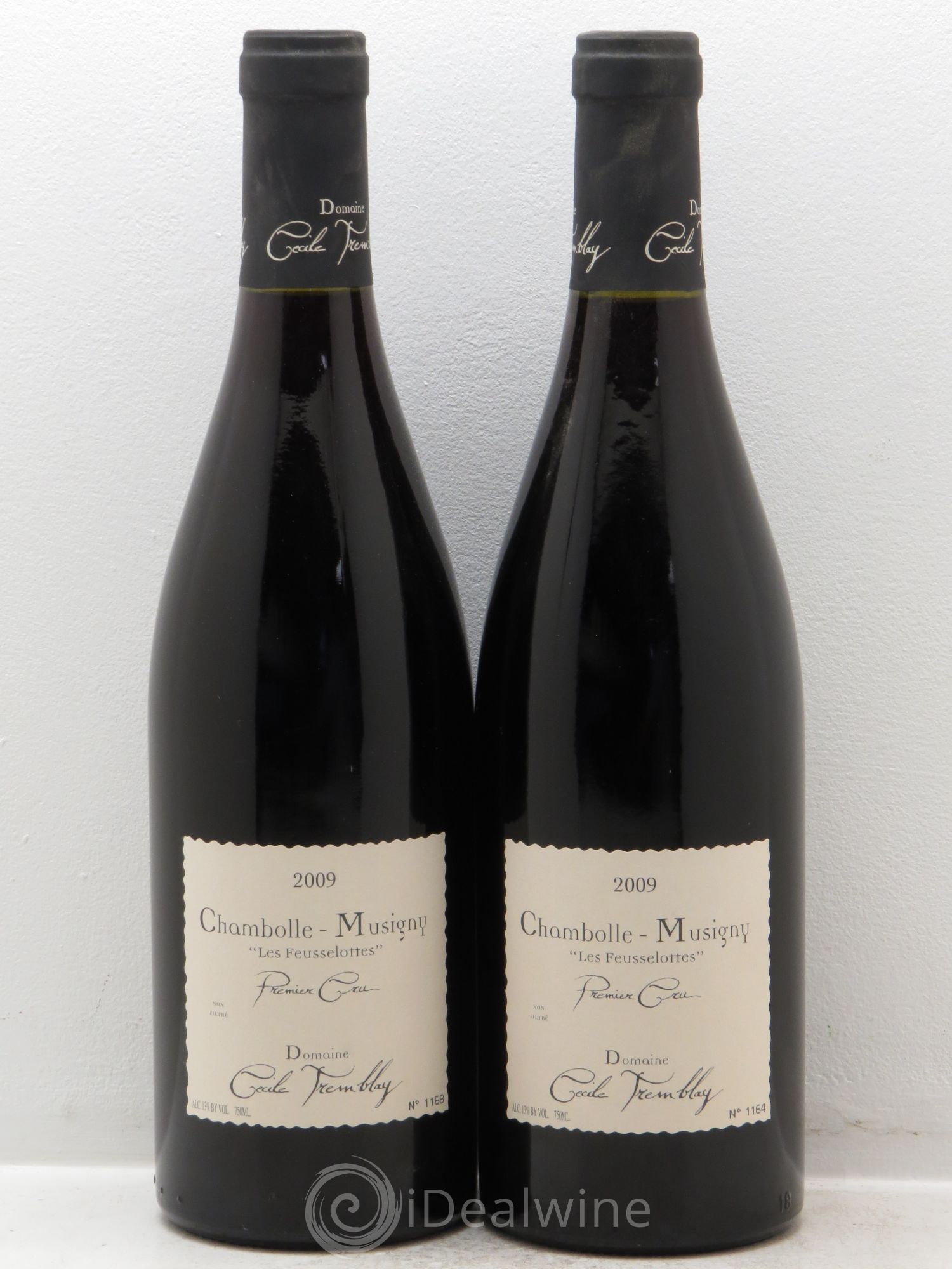 Chambolle-Musigny 1er Cru Les Feusselottes - Cécile Tremblay 2009 - Posten von 2 Flaschen - 0