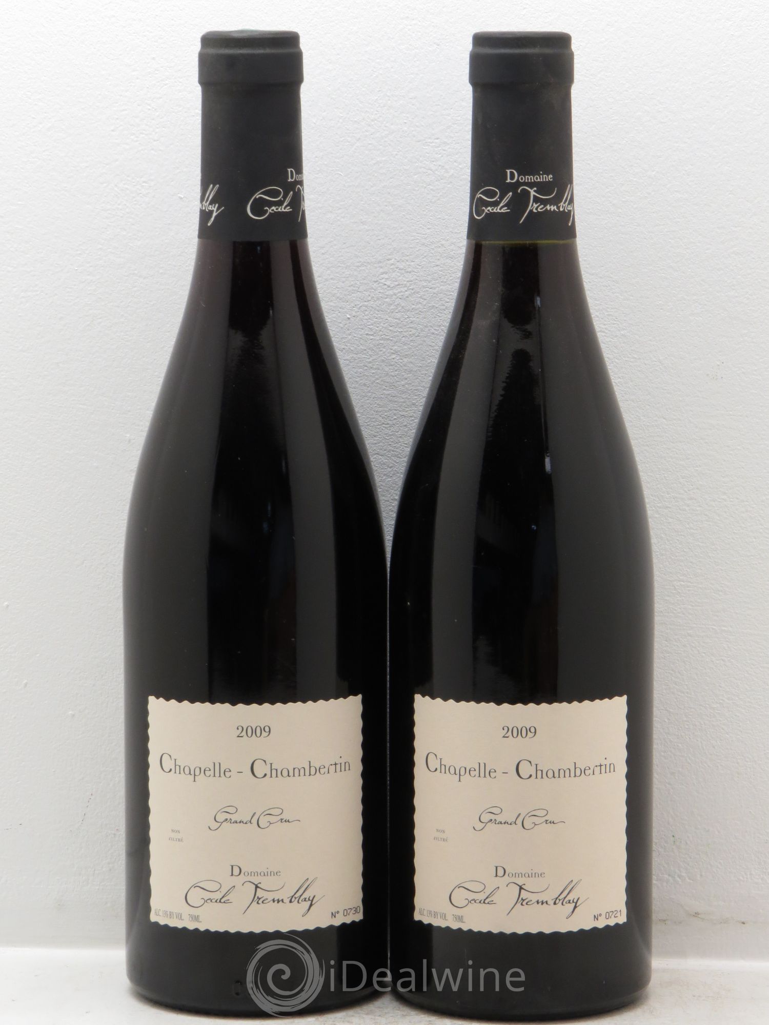 Chapelle-Chambertin Grand Cru Cécile Tremblay 2009 - Lot de 2 bouteilles - 0