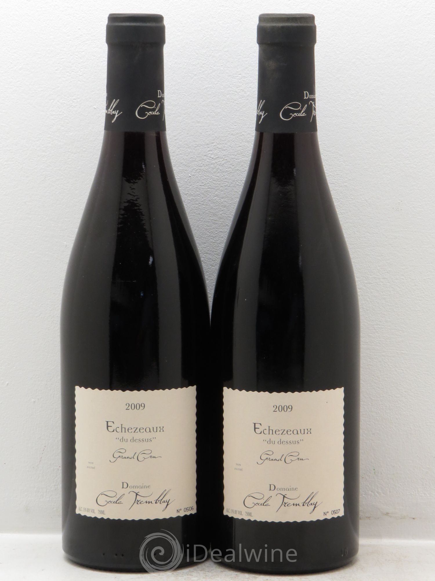 Echezeaux Grand Cru du Dessus - Cécile Tremblay 2009 - Posten von 2 Flaschen - 0