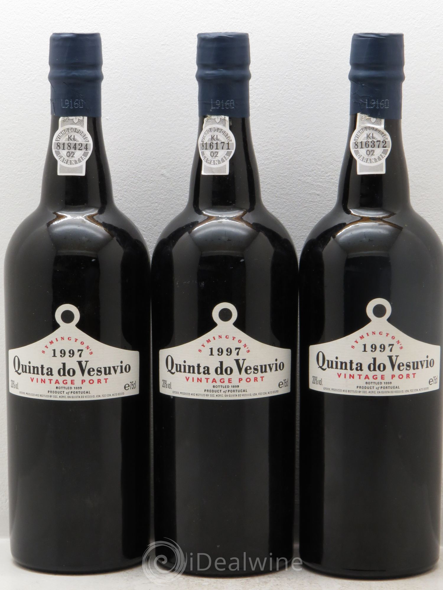 Porto Quinta do Vesuvio 1997 - Lot de 3 bouteilles - 0