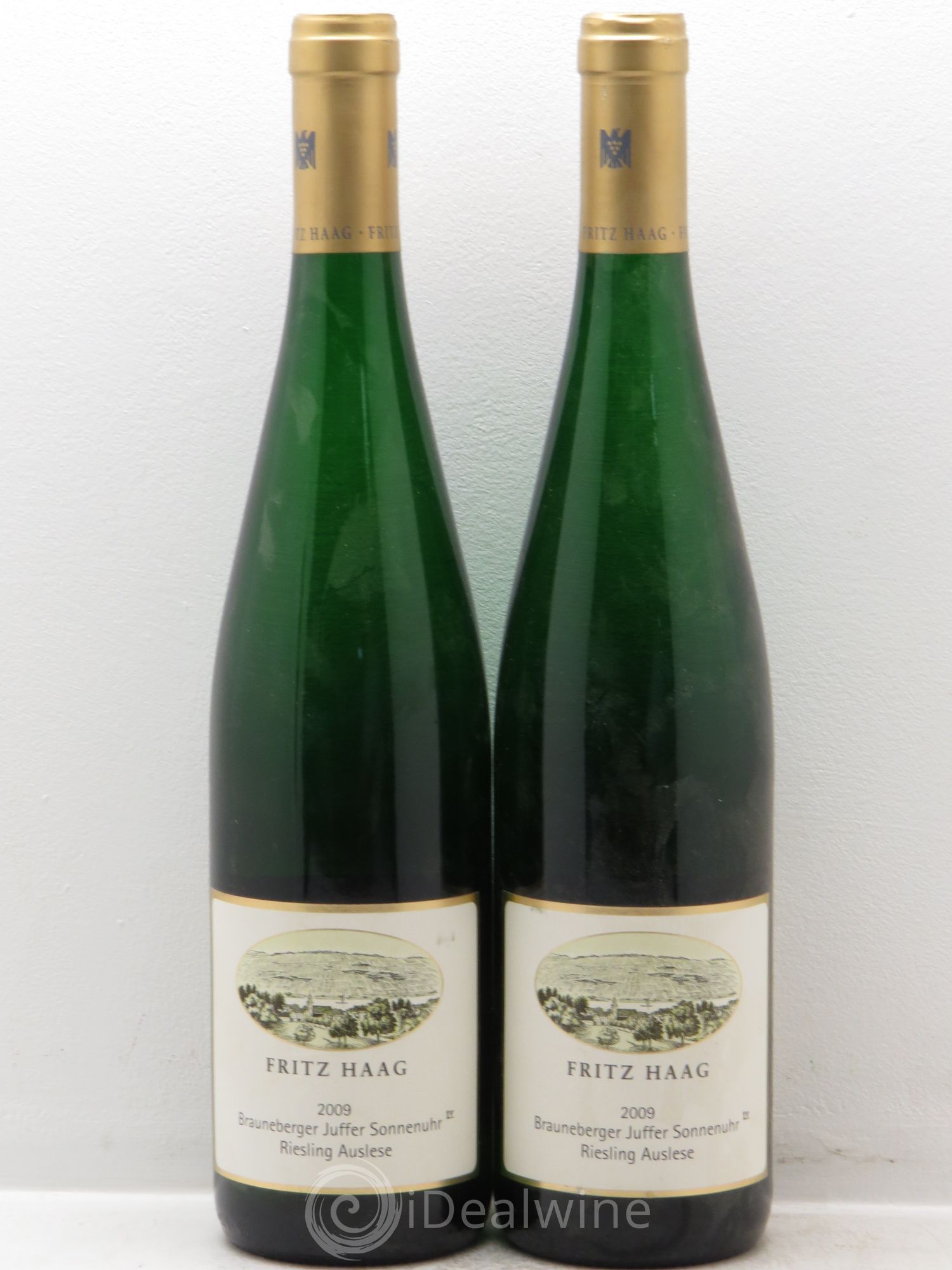 Riesling Fritz Haag Brauneberger Juffer Sonnenuhr Riesling Auslese GK 2009 - Posten von 2 Flaschen - 0