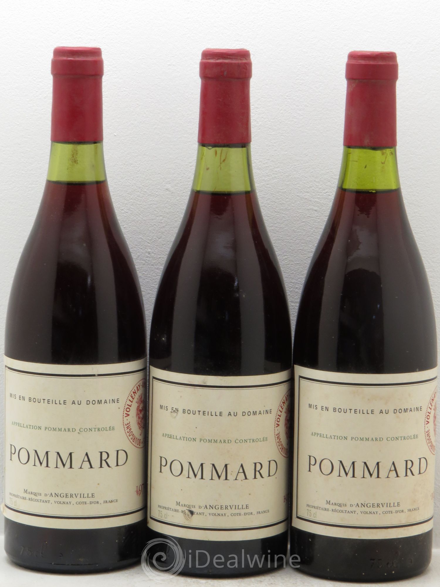 Pommard 1979 - Lot de 3 bouteilles - 0