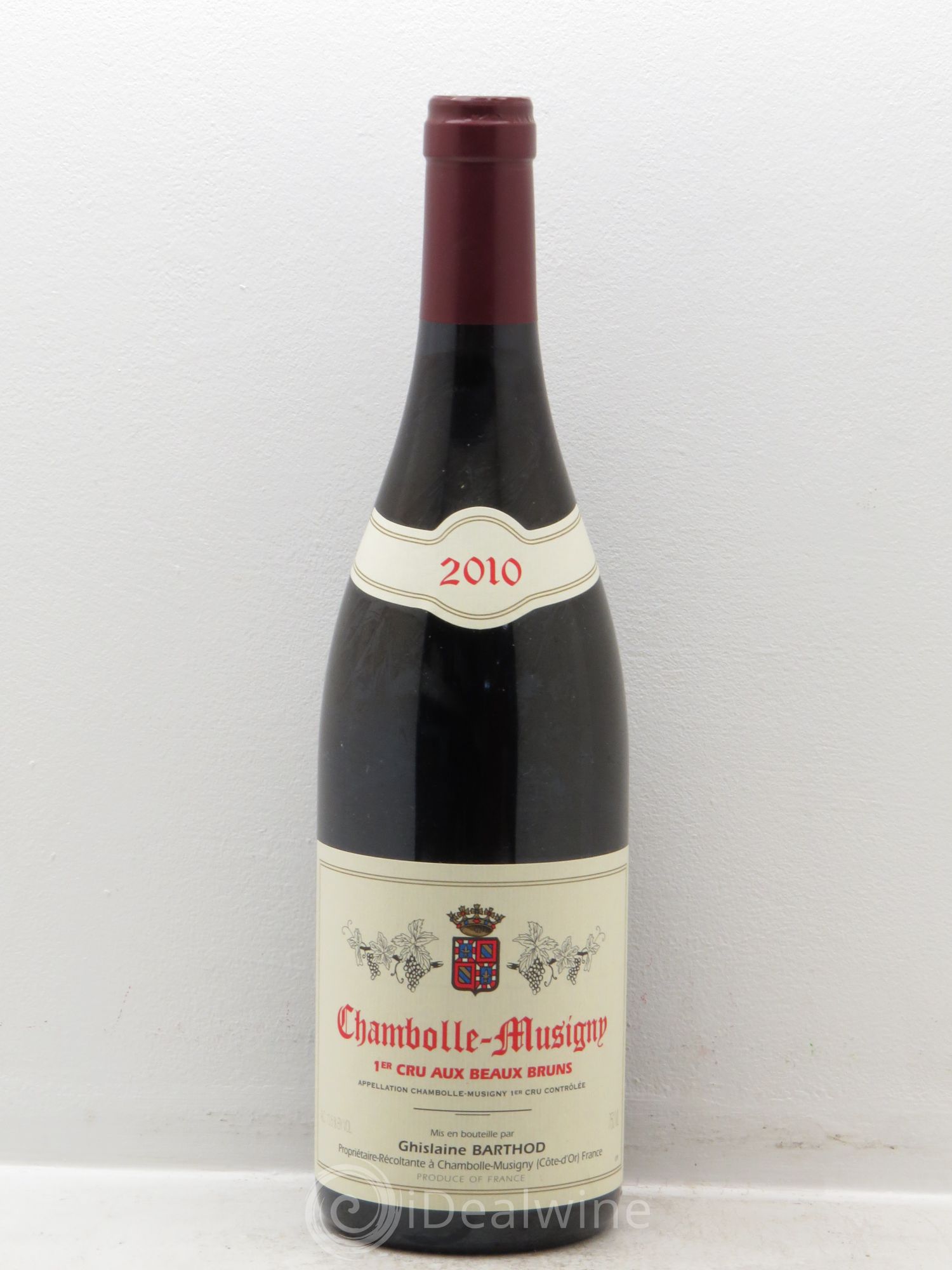 Chambolle-Musigny 1er Cru Aux Beaux Bruns Ghislaine Barthod 2010 - Lot de 1 bouteille - 0