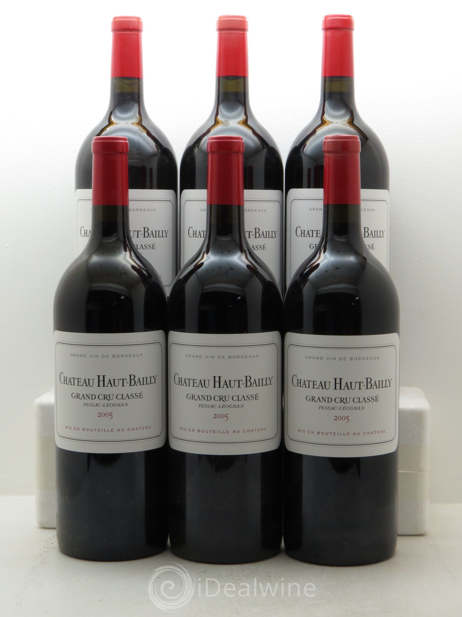 Château Haut-Bailly Cru Classé de Graves 2005 - Lot de 6 magnums - 0
