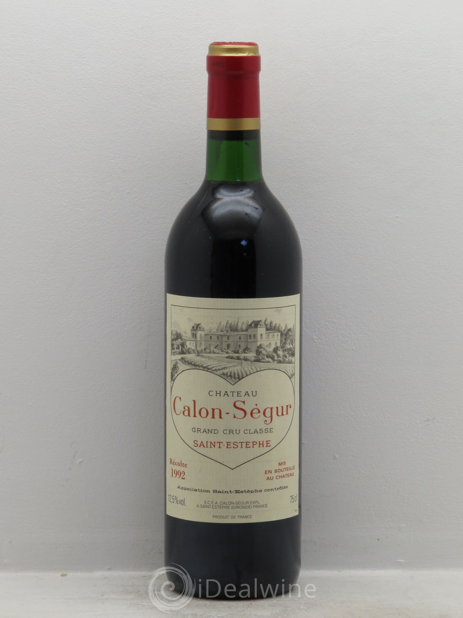 Château Calon Ségur 3ème Grand Cru Classé 1992 - Lot de 12 bouteilles - 0