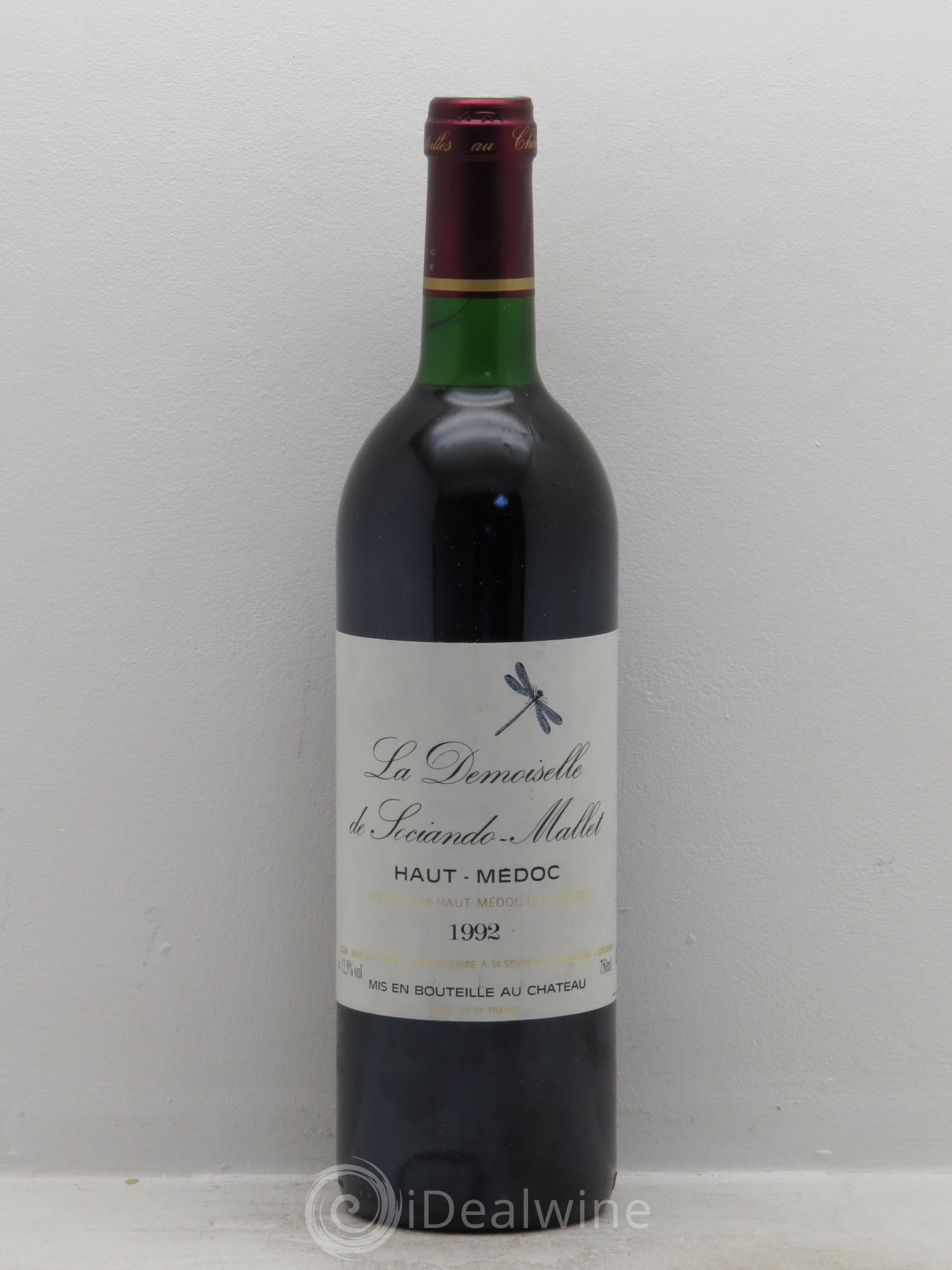 Demoiselle de Sociando Mallet Second Vin 1992 - Lot de 6 bouteilles - 0
