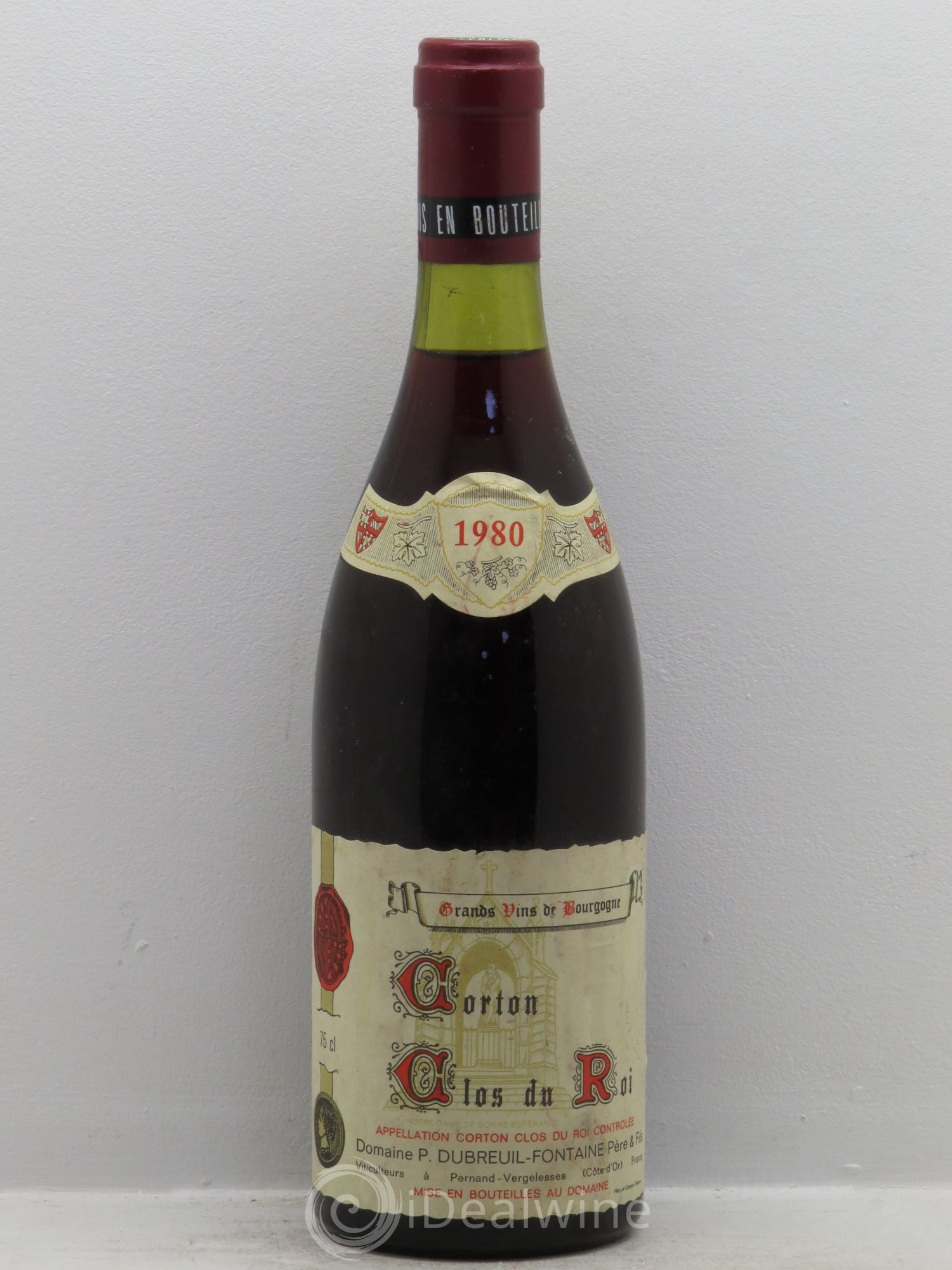 Corton Grand Cru Domaine Dubreuil 1980 - Posten von 1 Flasche - 0
