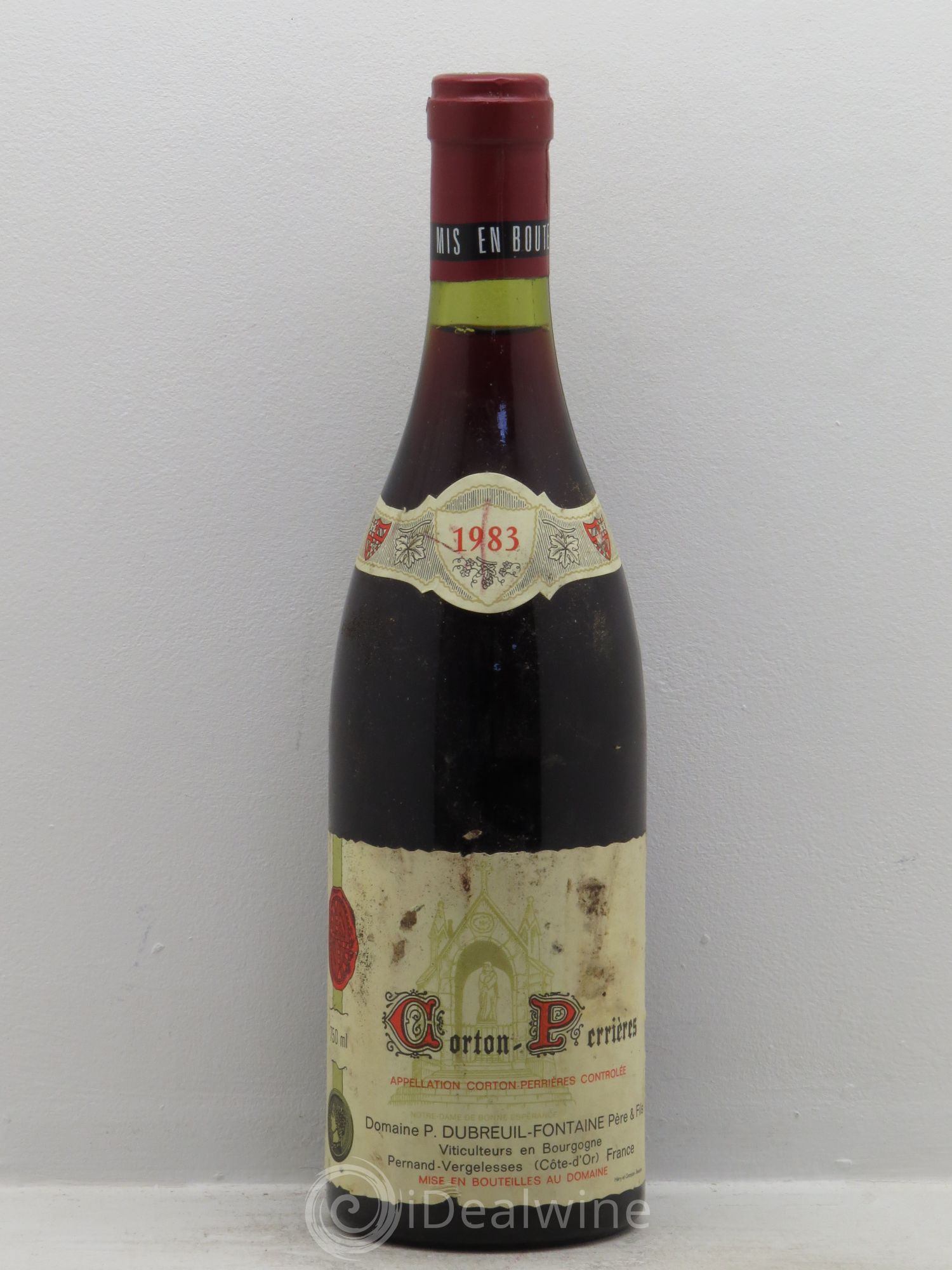 Corton Grand Cru Domaine Dubreuil-Fontaine 1983 - Posten von 1 Flasche - 0