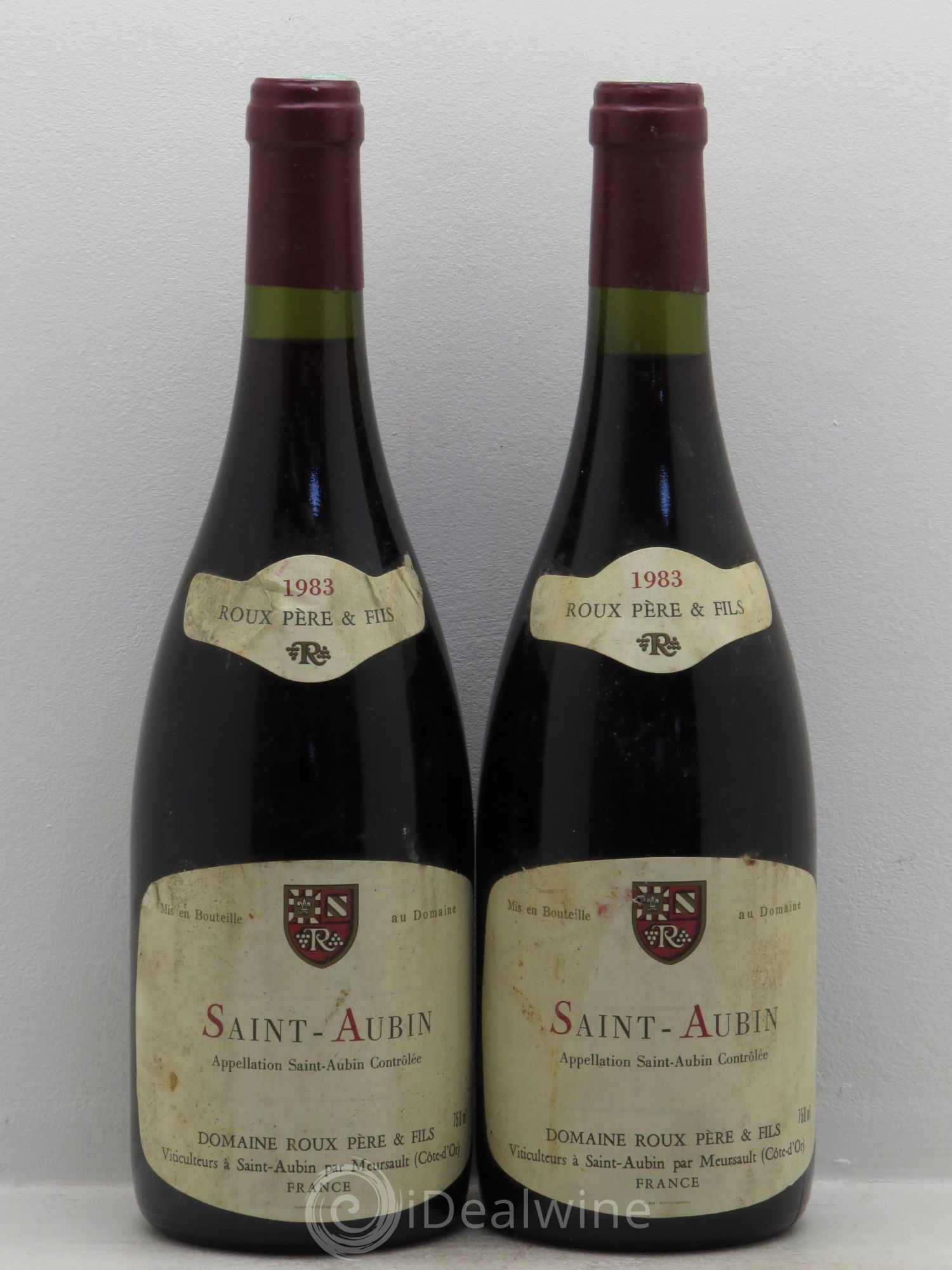 Saint-Aubin Domaine Roux 1983 - Lot de 2 bouteilles - 0