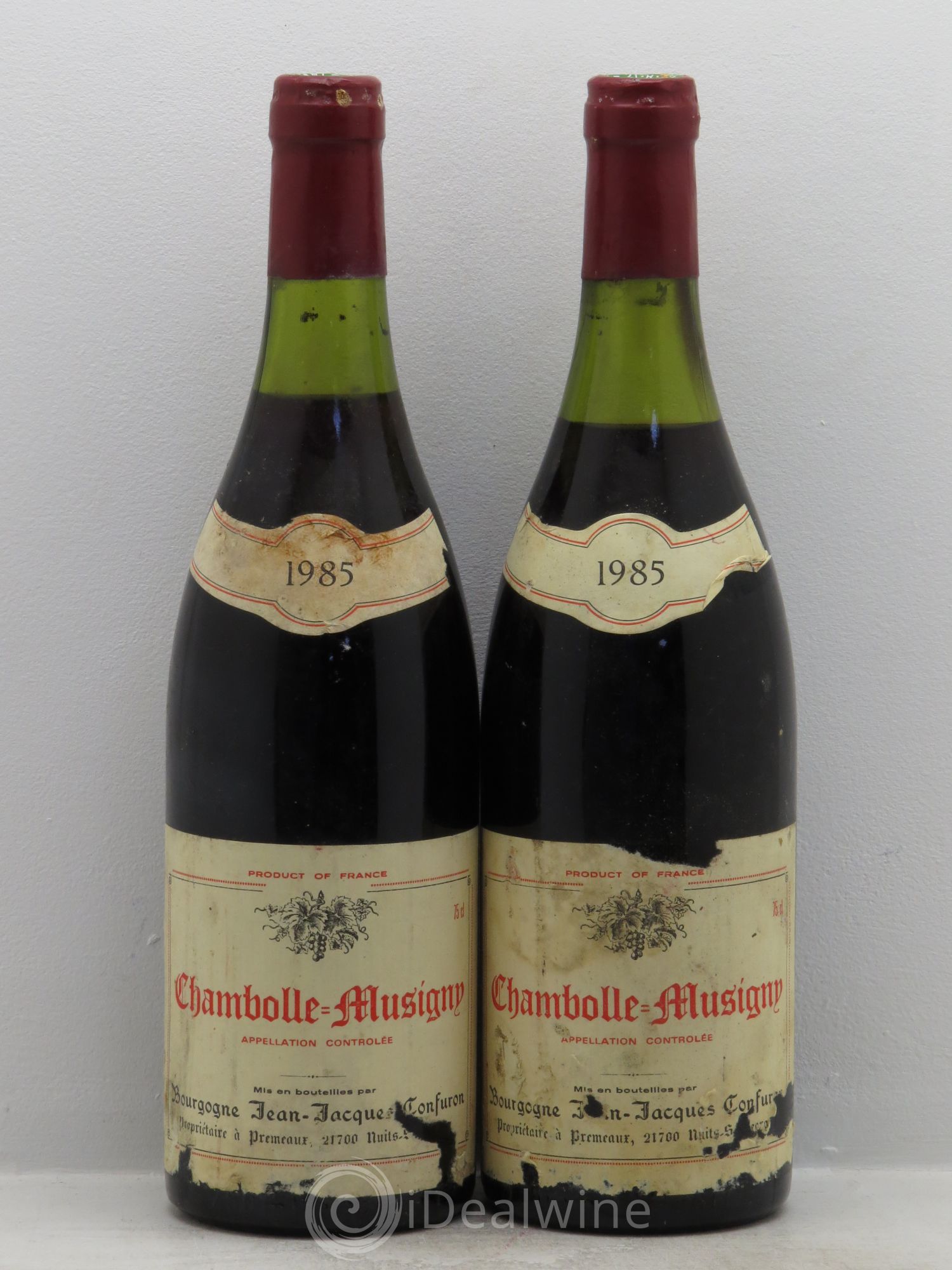 Chambolle-Musigny 1er Cru 1985 - Lot de 2 bouteilles - 0