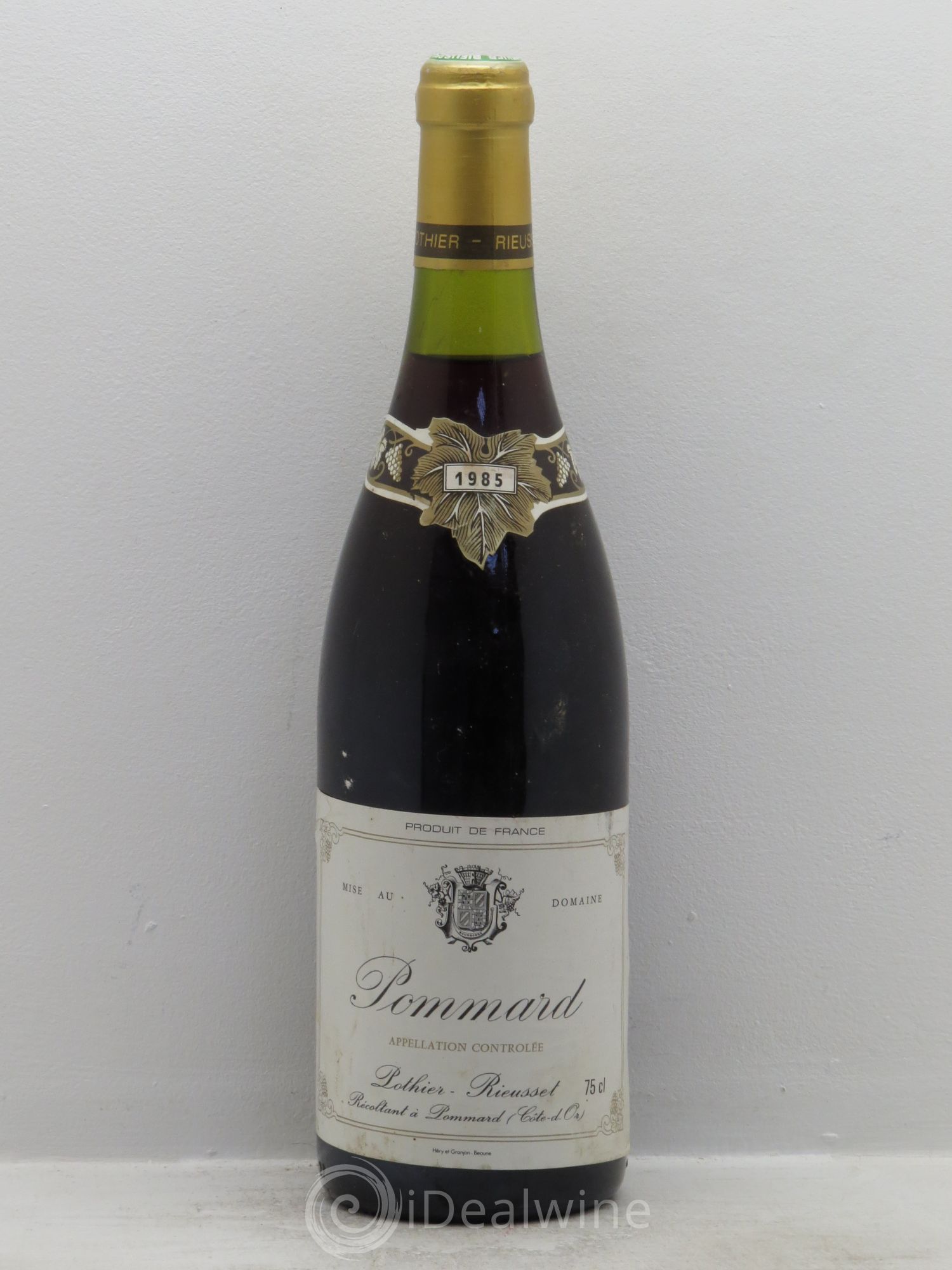 Pommard Domaine Pothier-Rieusset 1985 - Posten von 1 Flasche - 0