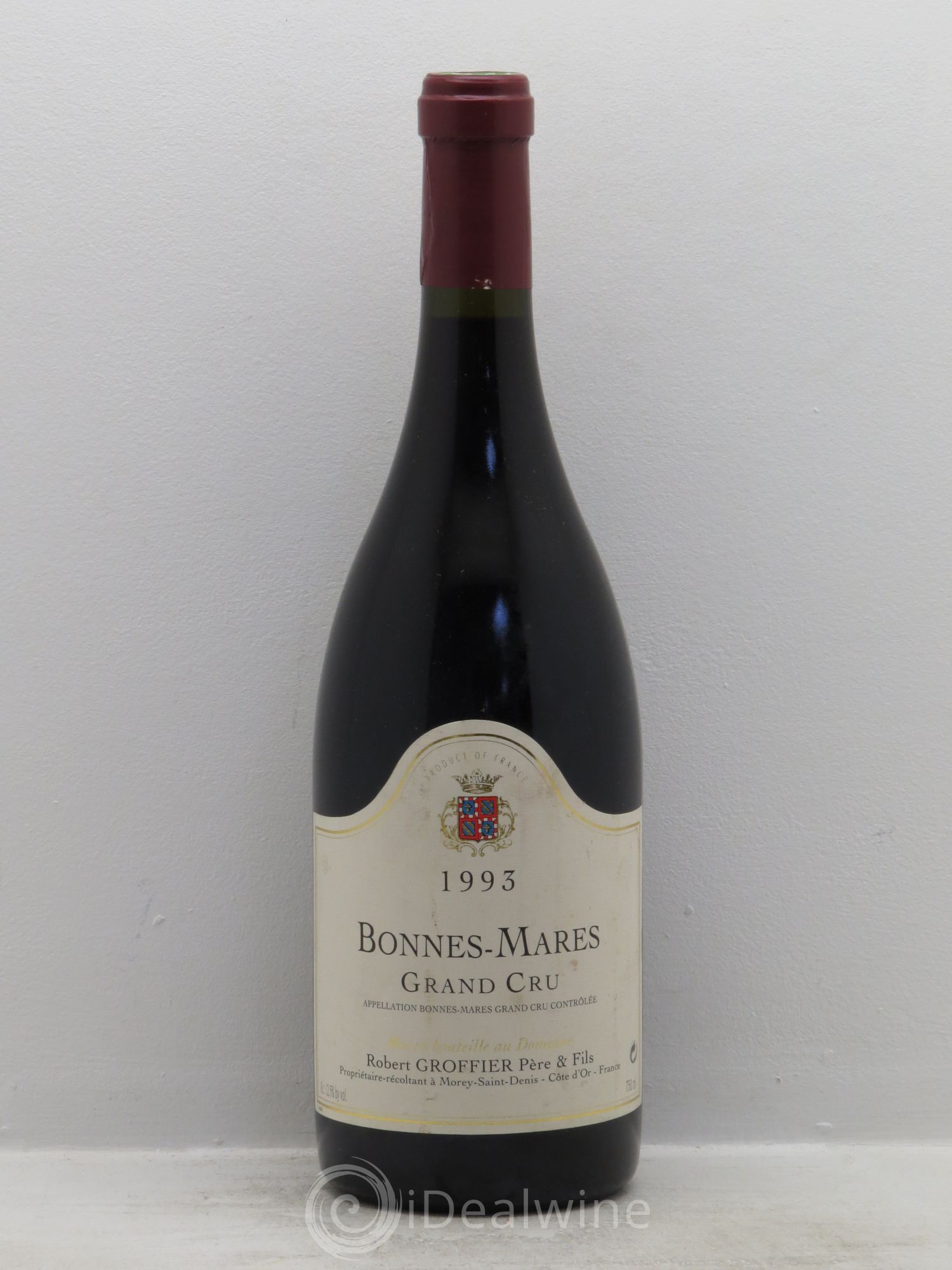 Bonnes-Mares Grand Cru Robert Groffier Père & Fils (Domaine) 1993 - Lot de 1 bouteille - 0