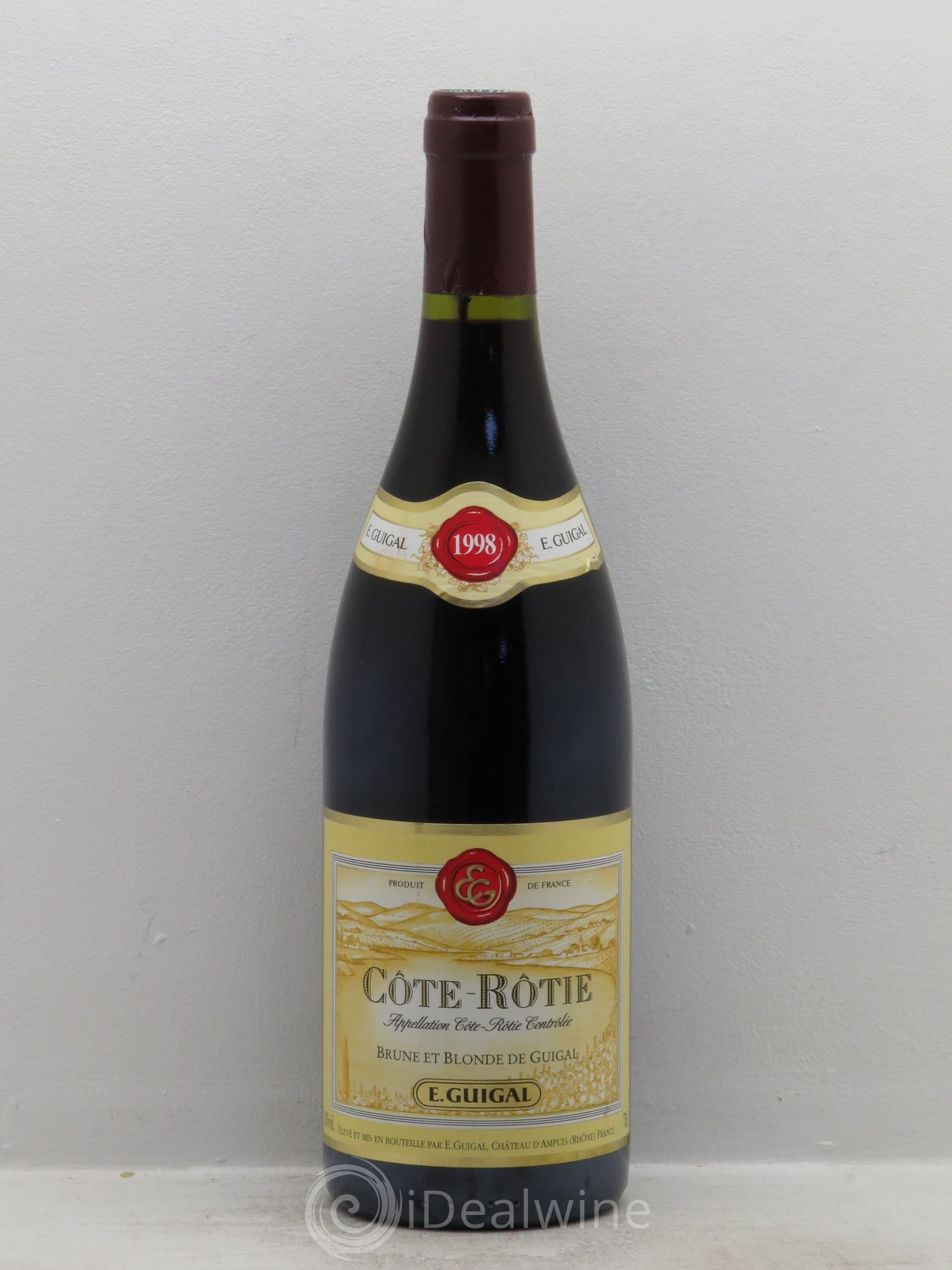 Côte-Rôtie Côtes Brune et Blonde Guigal 1998 - Lot de 1 bouteille - 0