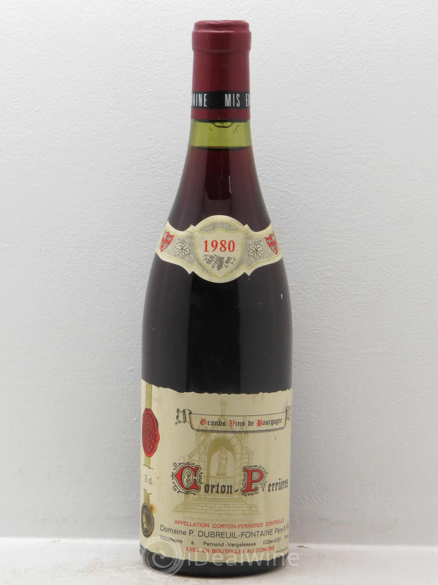 Corton Grand Cru Domaine Dubreuil-Fontaine 1980 - Posten von 1 Flasche - 0