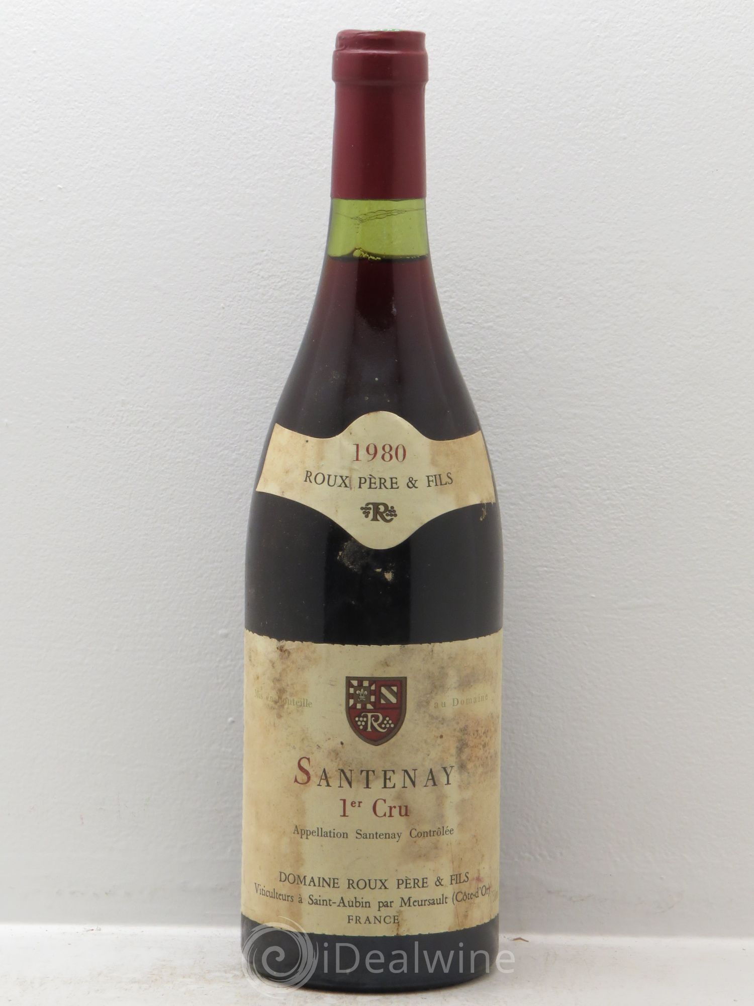 Santenay 1er Cru Domaine Roux 1980 - Lot de 1 bouteille - 0