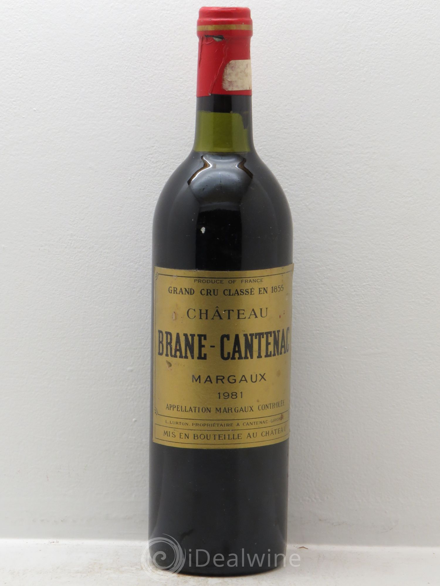Château Brane Cantenac 2ème Grand Cru Classé 1981 - Lot de 1 bouteille - 0