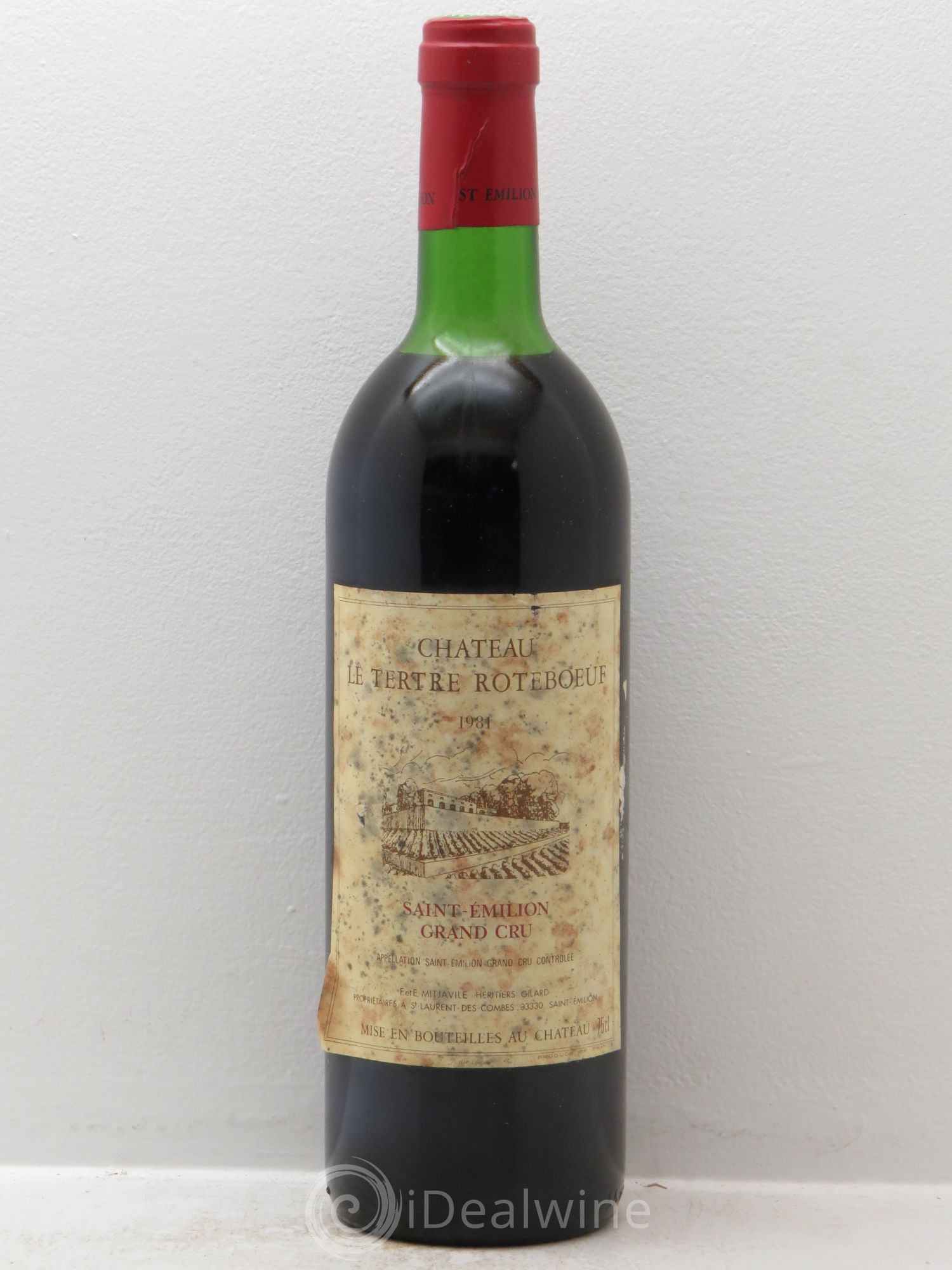 Château Tertre Roteboeuf 1981 - Lot de 1 bouteille - 0