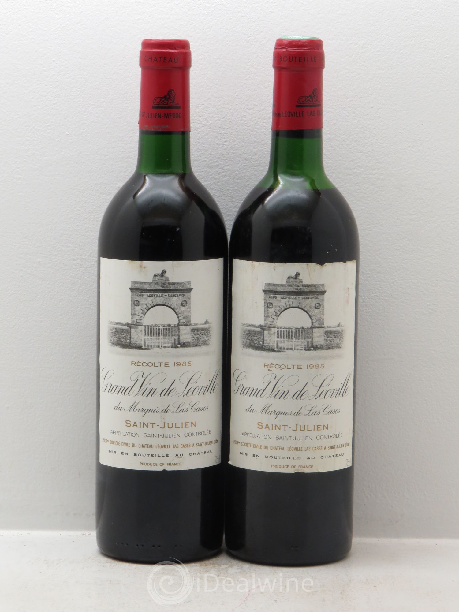 Château Léoville Las Cases 2ème Grand Cru Classé 1985 - Lot de 2 bouteilles - 0