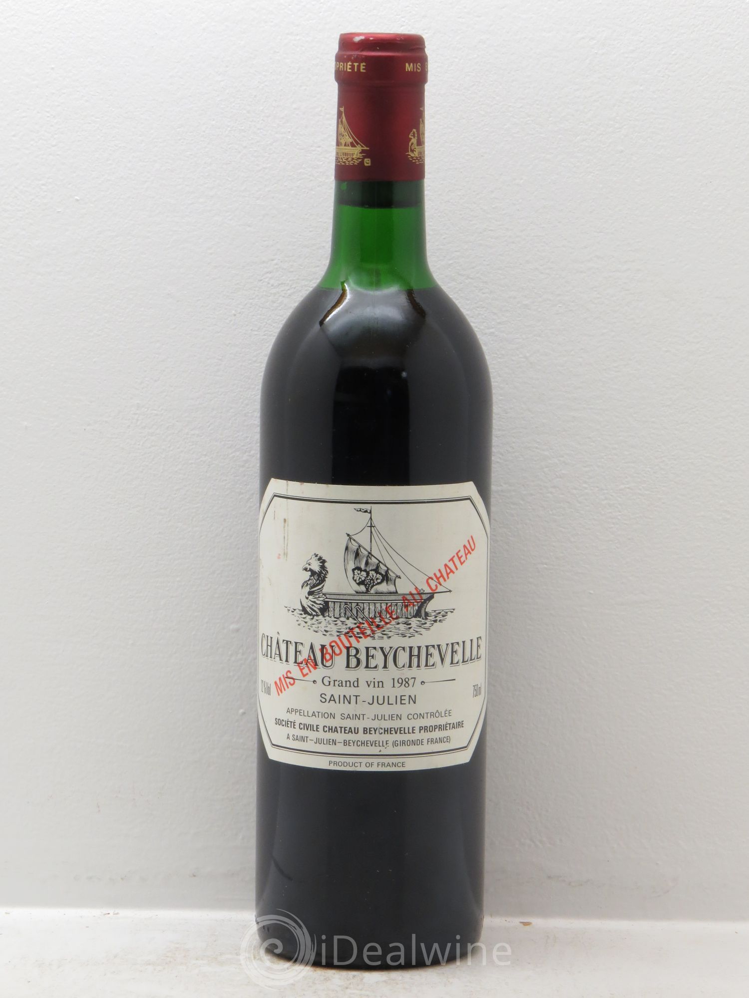 Château Beychevelle 4ème Grand Cru Classé 1987 - Lot de 1 bouteille - 0