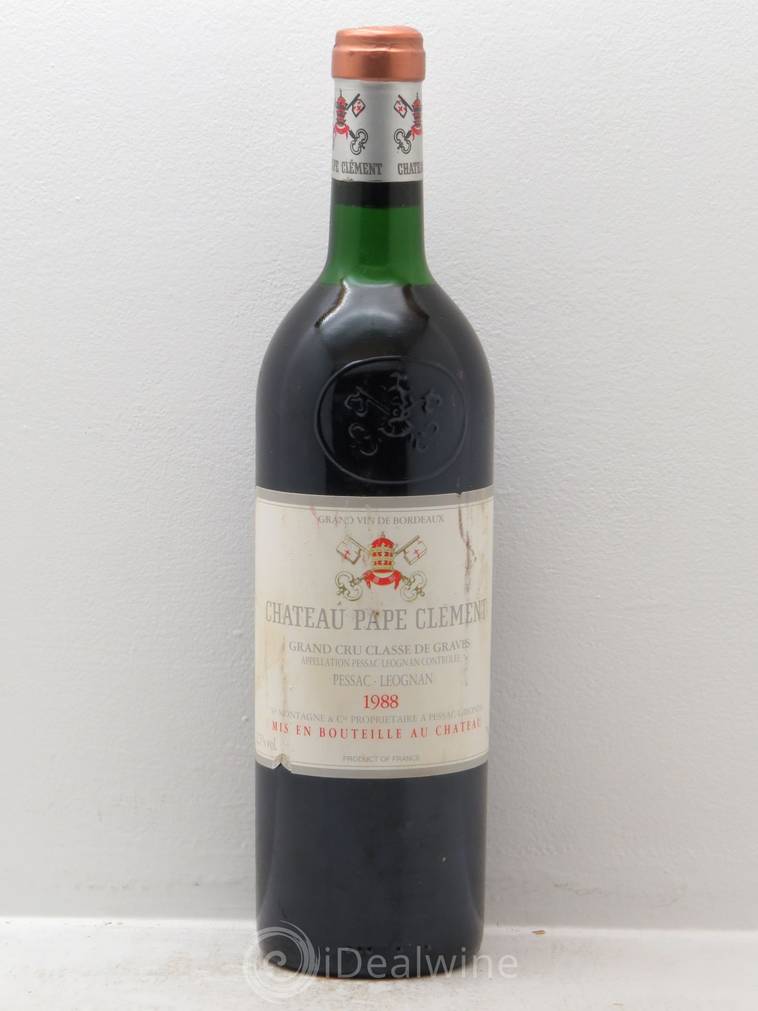 Château Pape Clément Cru Classé de Graves 1988 - Lot de 1 bouteille - 0