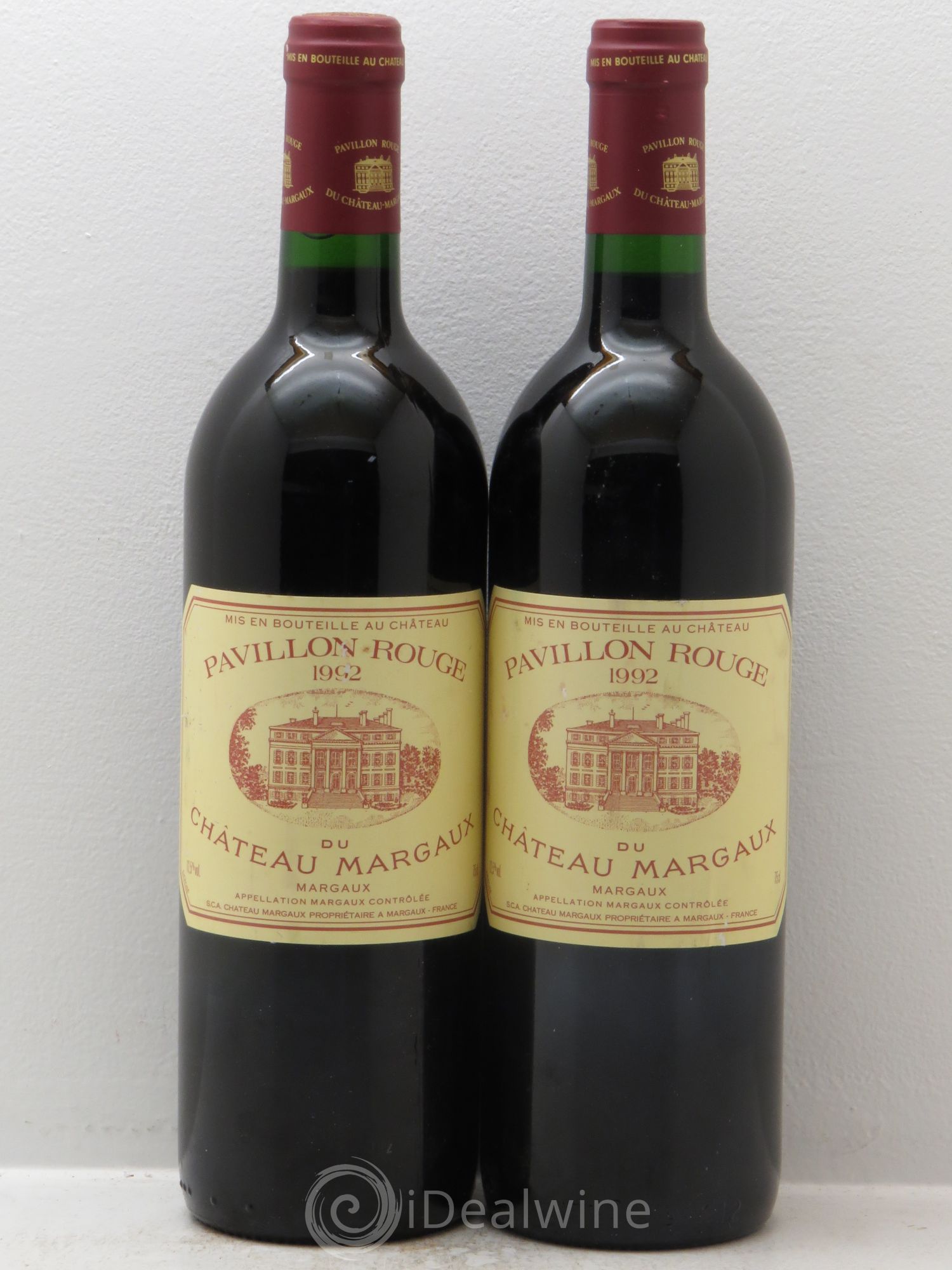 Pavillon Rouge du Château Margaux Second Vin 1992 - Lot de 2 bouteilles - 0