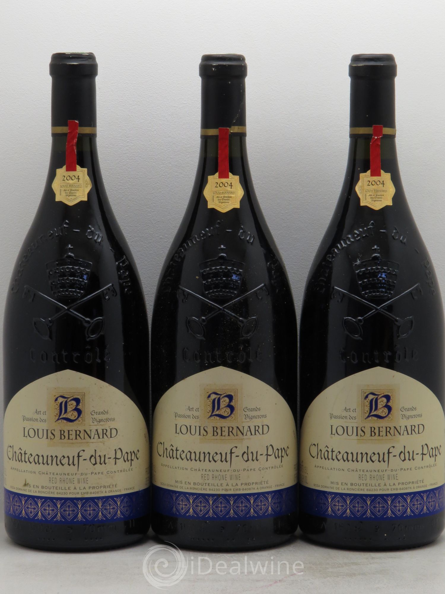 Châteauneuf-du-Pape Domaine Bernard 2004 - Posten von 3 Magnum - 0