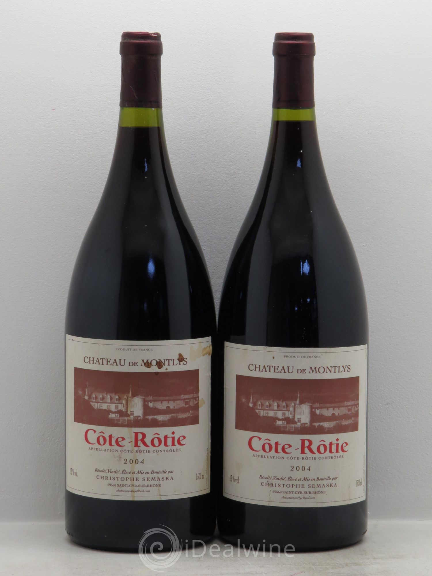 Côte-Rôtie Domaine de Montlys 2004 - Posten von 2 Magnum - 0