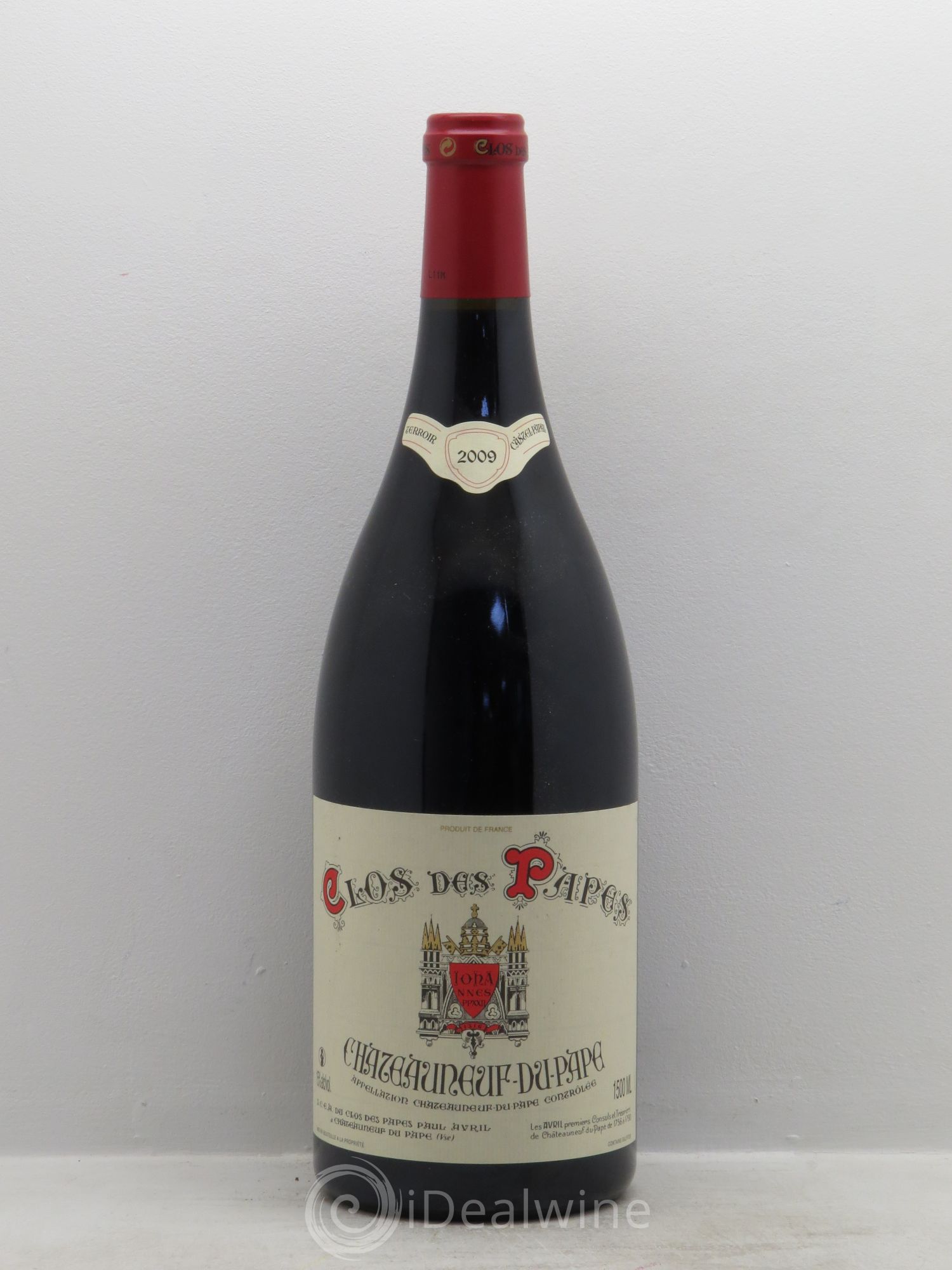 Châteauneuf-du-Pape Clos des Papes - Paul Avril 2009 - Lot de 1 magnum - 0