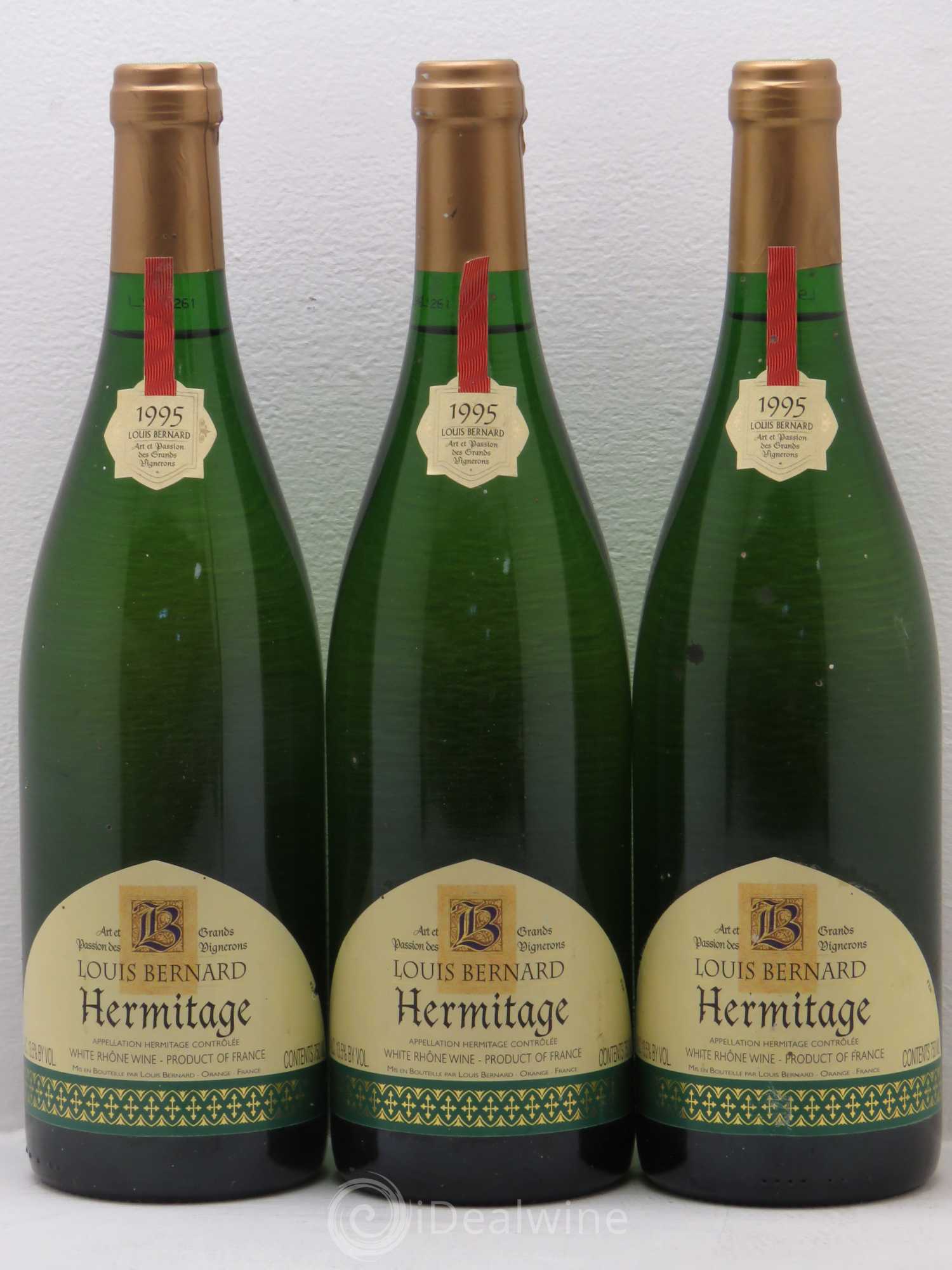Hermitage L.Bernard 1995 - Posten von 3 Flaschen - 0