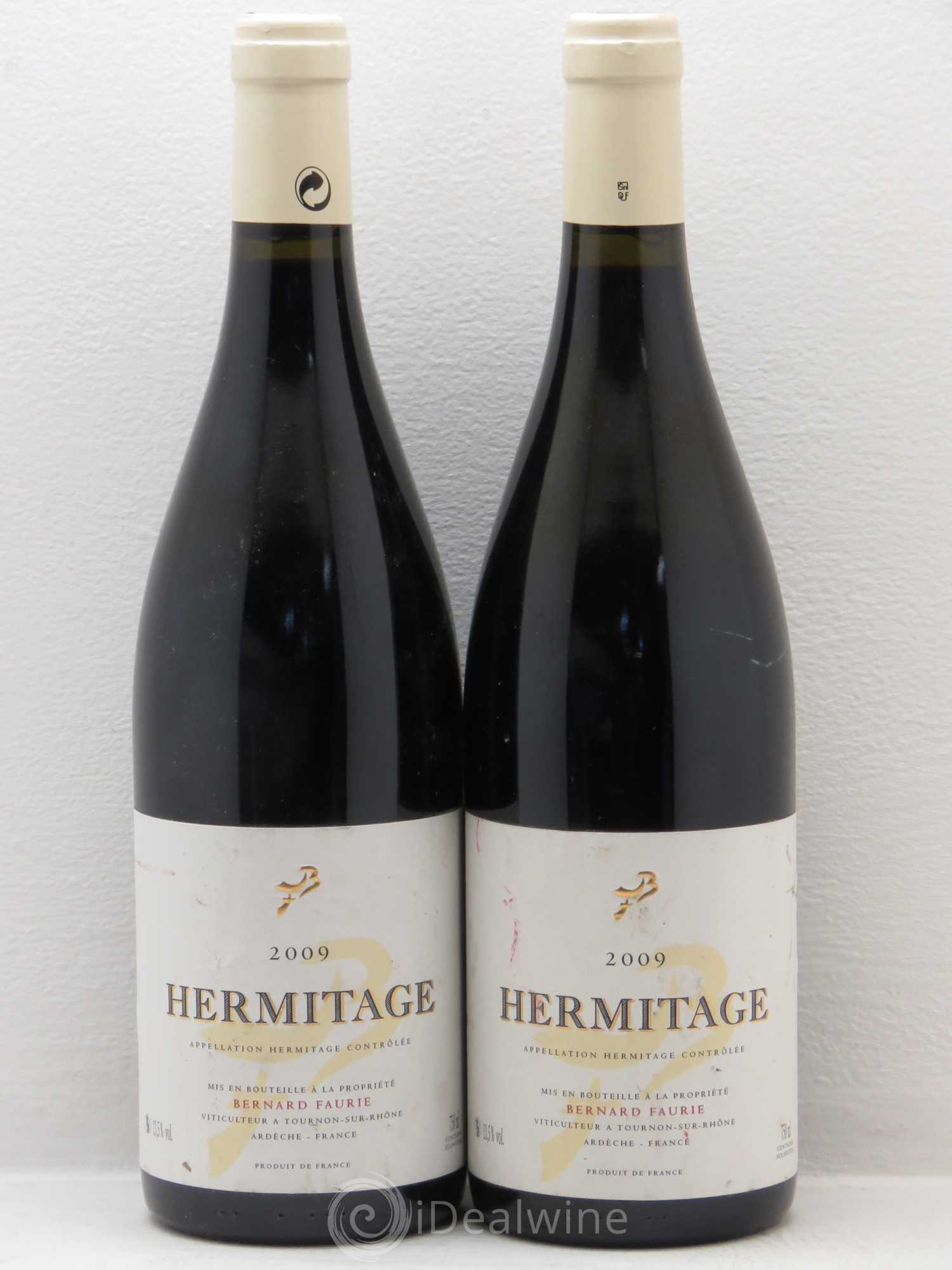 Hermitage Greffieux Méal 2009 - Posten von 2 Flaschen - 0