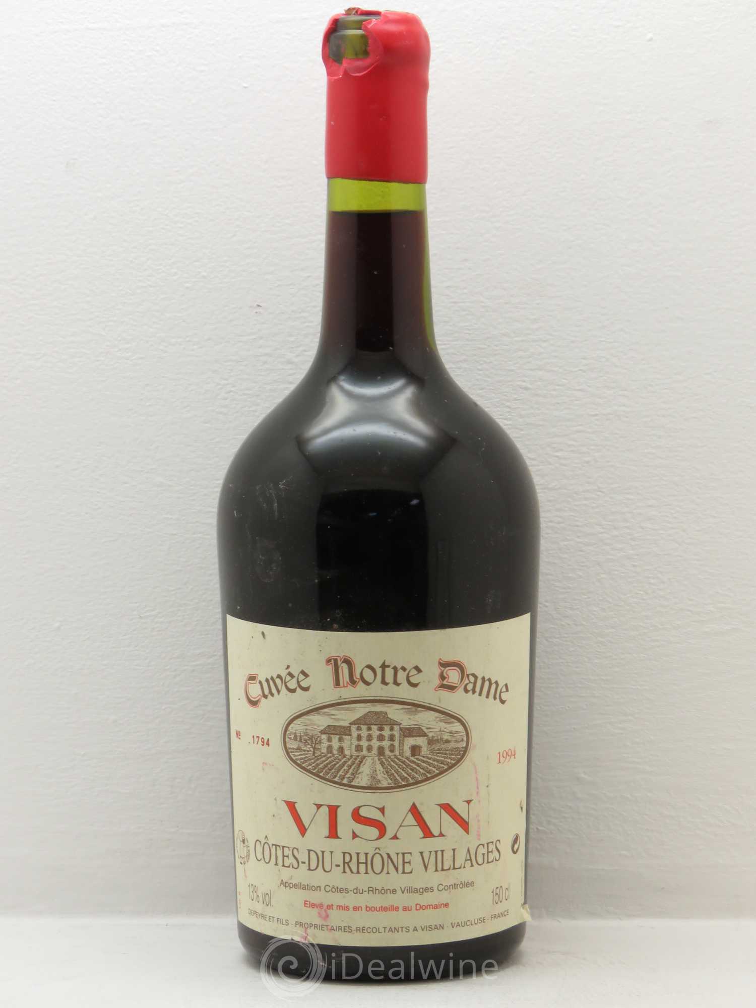 Côtes-du-Rhône Vissan Cuvée Notre Dame 1994 - Posten von 1 Magnum - 0