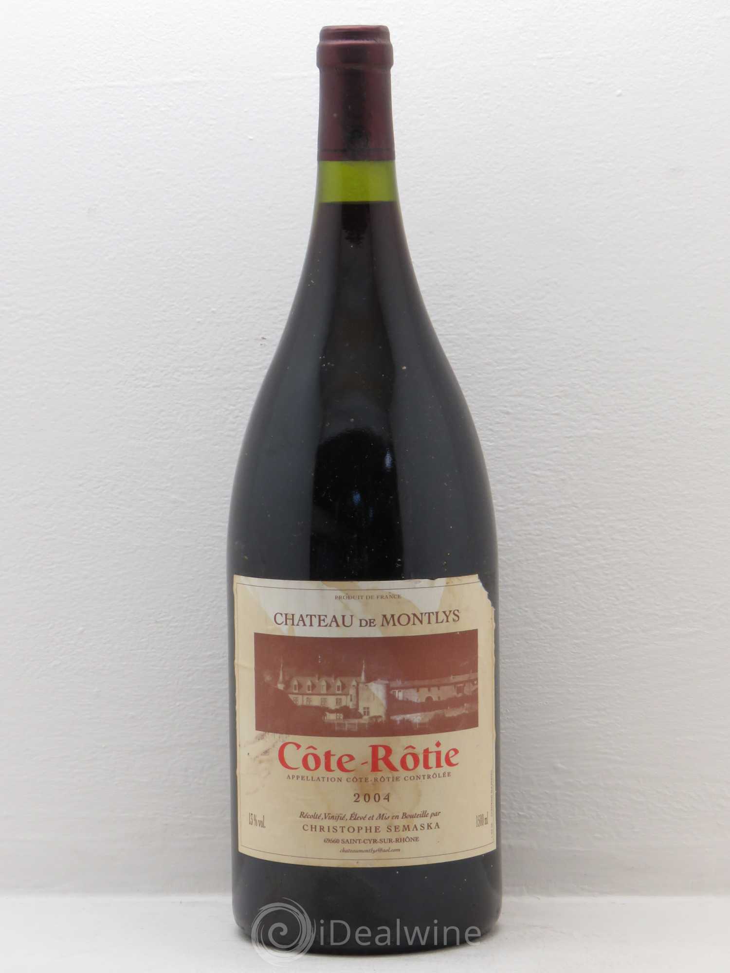 Côte-Rôtie Château de Montlys 2004 - Lot de 1 magnum - 0