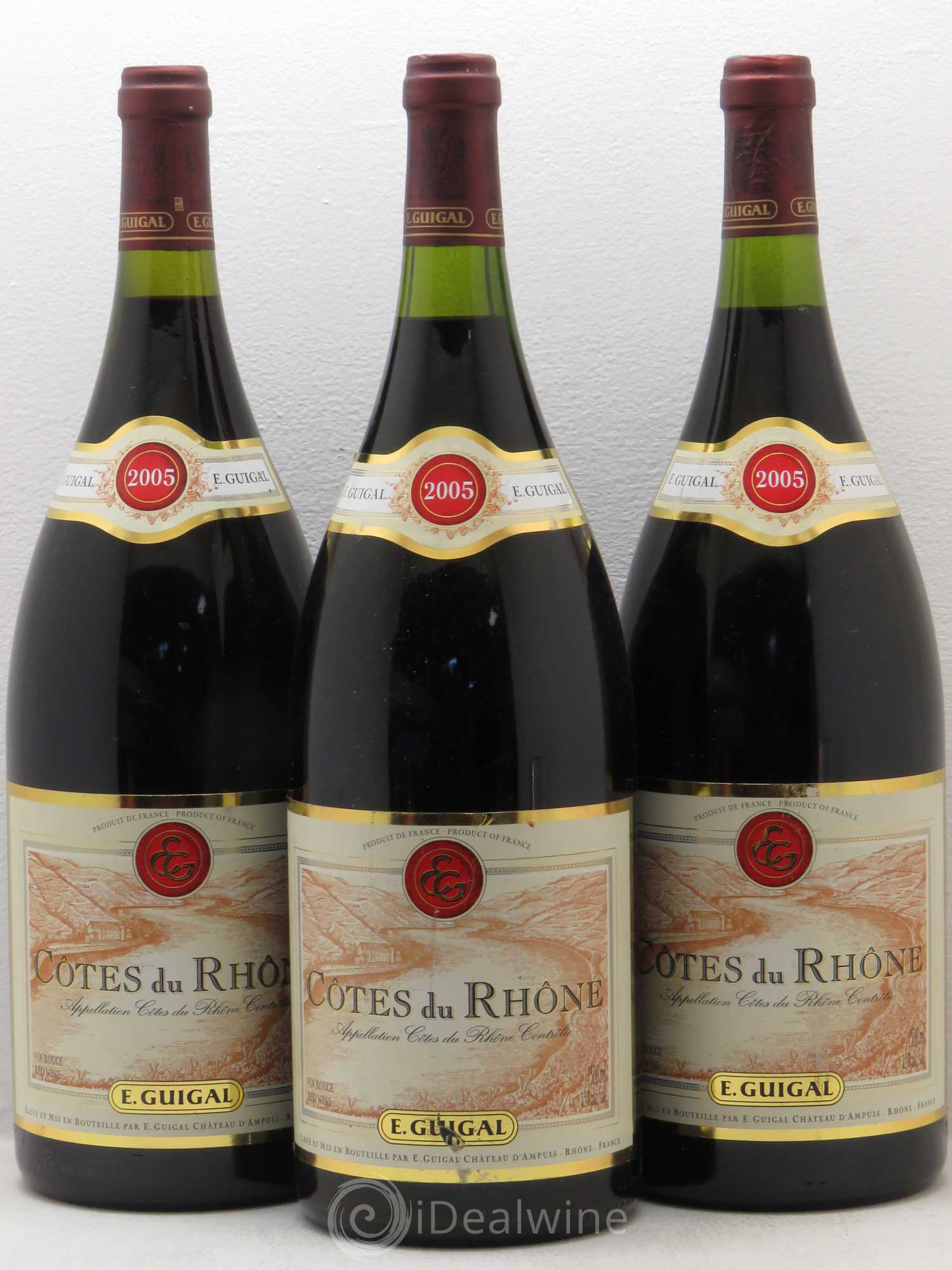 Côtes-du-Rhône Guigal 2005 - Lot de 3 magnums - 0