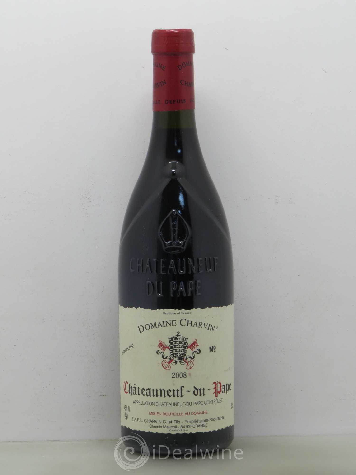 Châteauneuf-du-Pape Charvin (Domaine) 2008 - Lot de 1 bouteille - 0