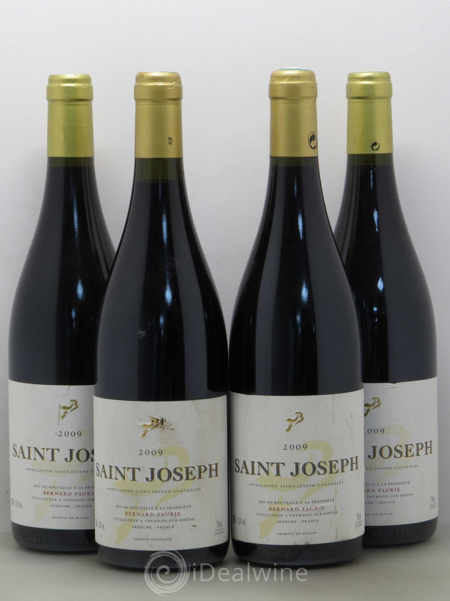 Saint-Joseph Bernard Faurie 2009 - Posten von 4 Flaschen - 0