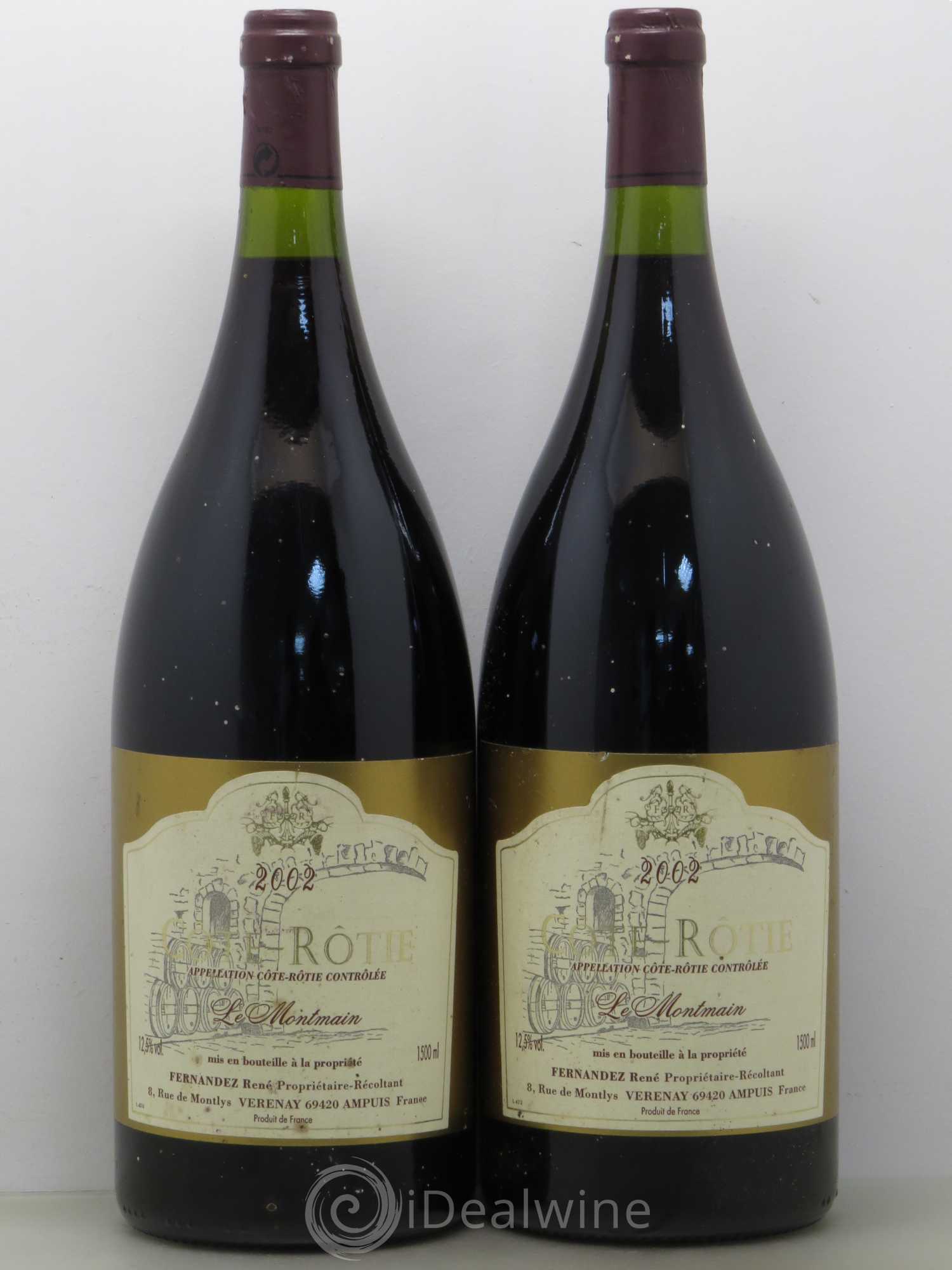 Côte-Rôtie Fernandez le montmain 2002 - Posten von 2 Magnum - 0