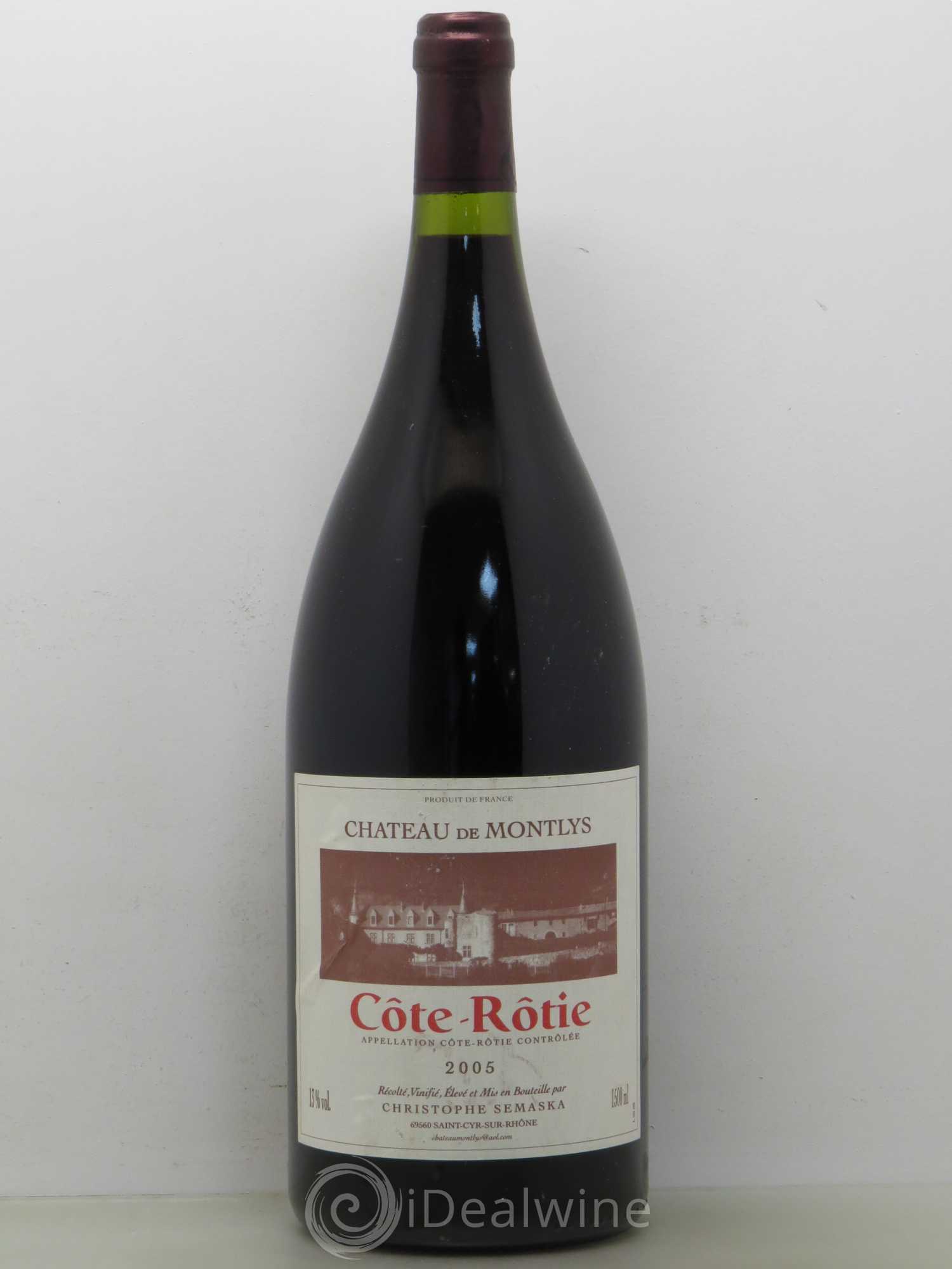 Côte-Rôtie Domaine de Montlys 2005 - Posten von 1 Magnum - 0