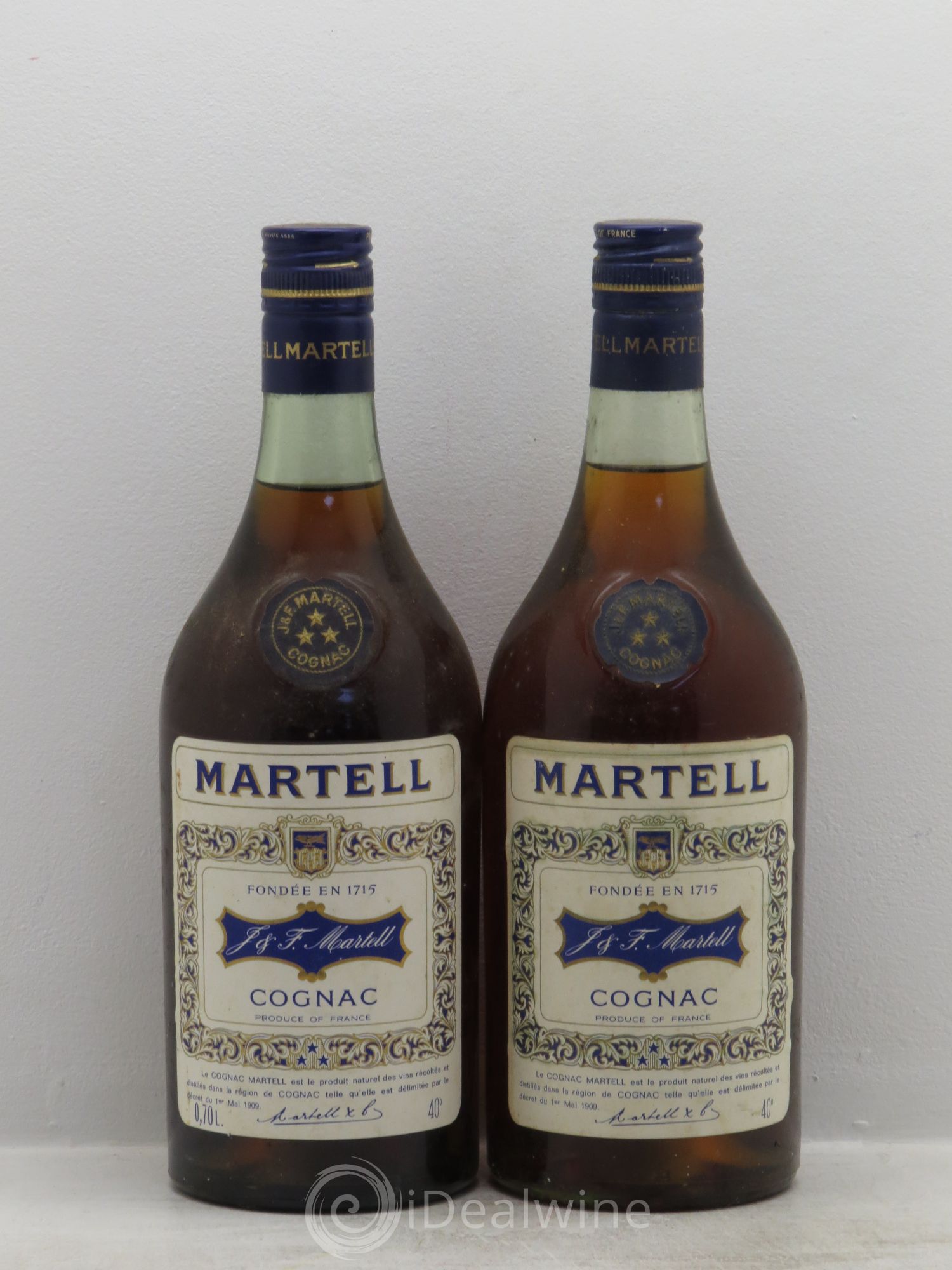 Cognac Martell L&F Martell (40°) - Posten von 2 Flaschen - 0